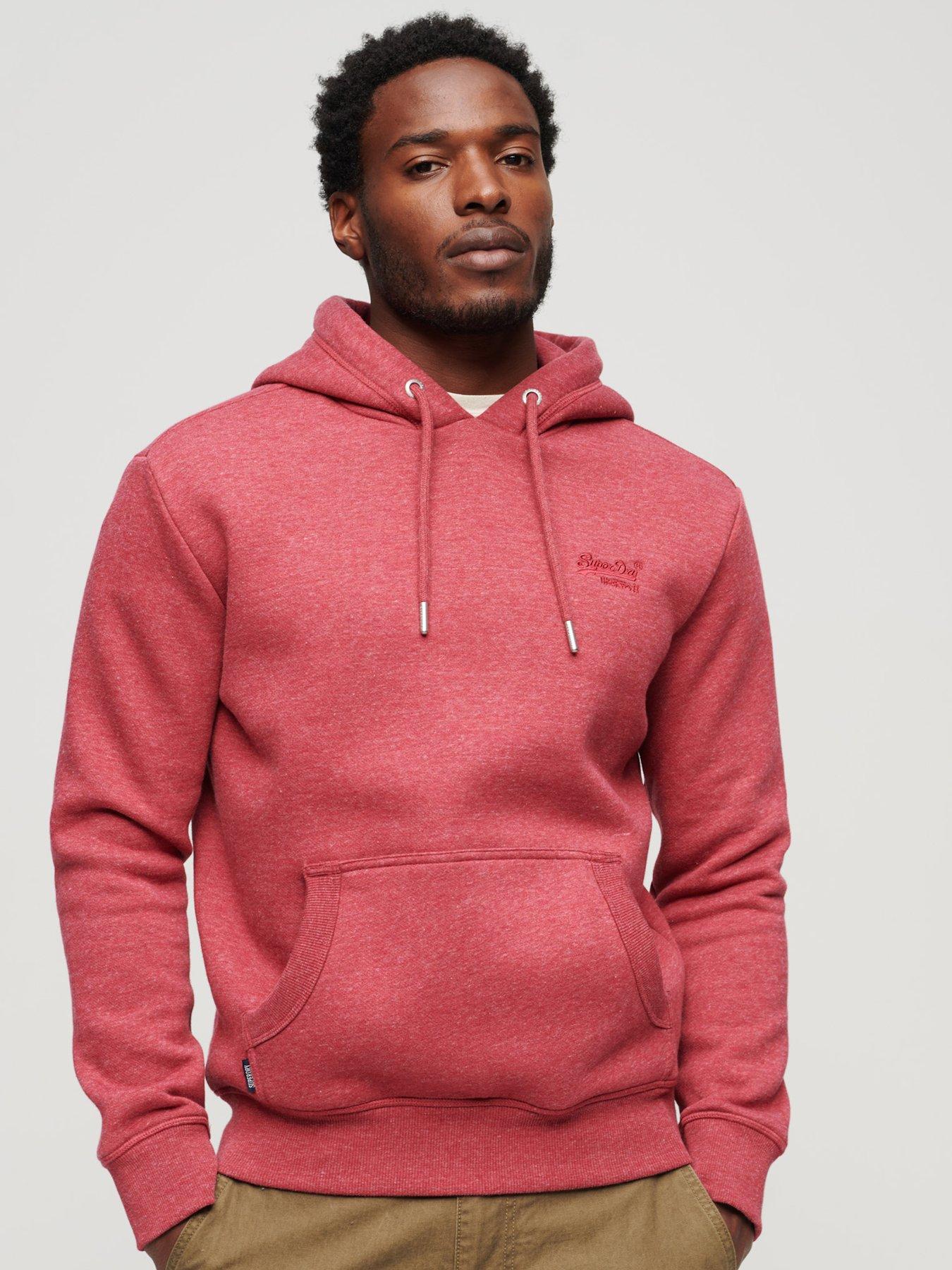 Superdry Essential Logo Hoodie Red Very