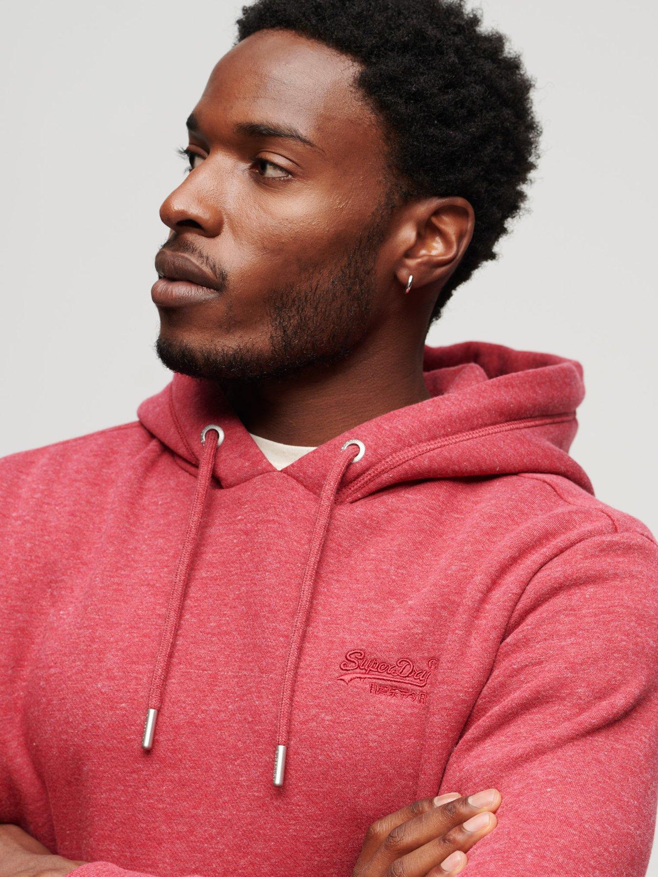 Superdry Essential Logo Hoodie Red Very