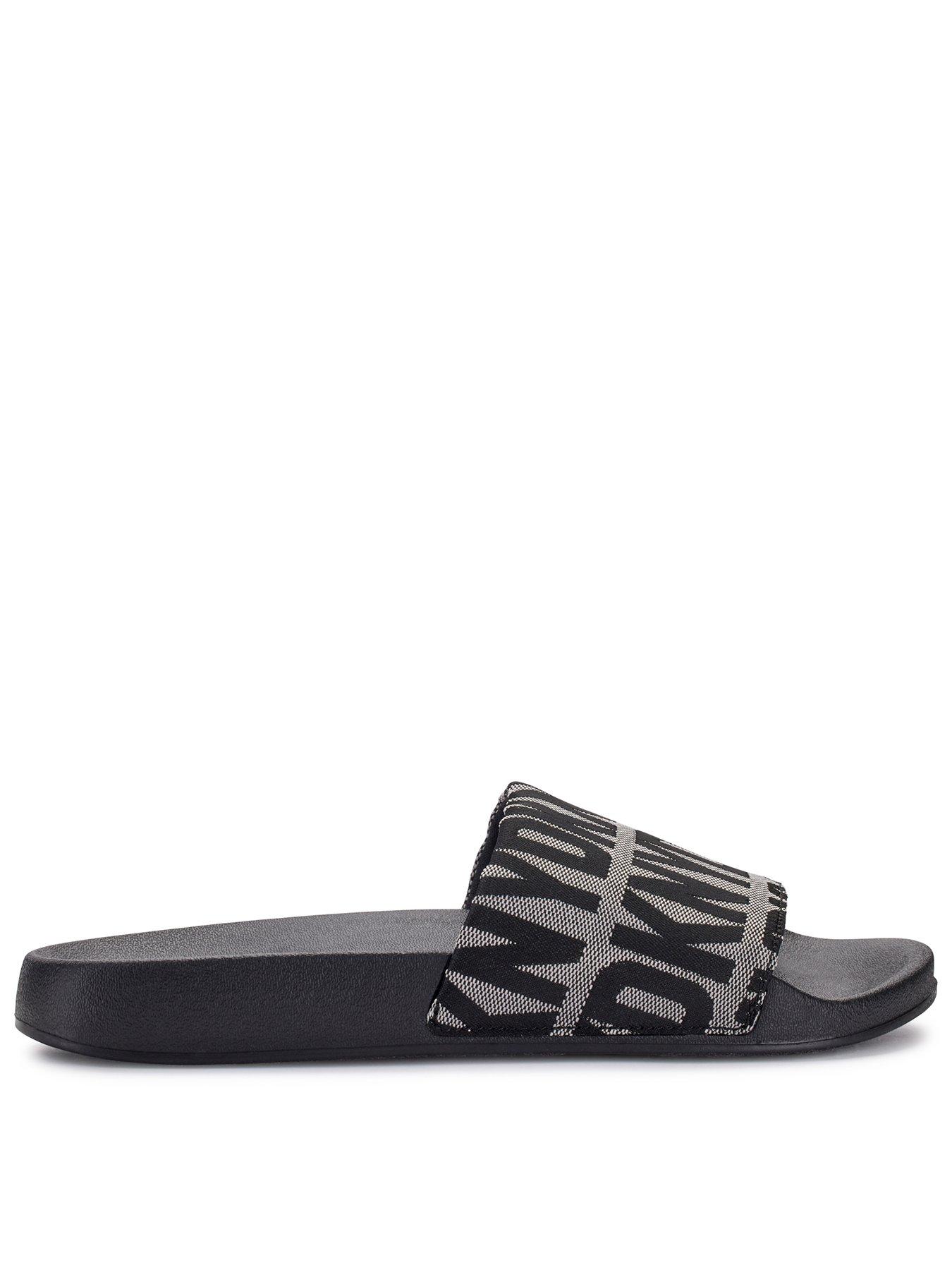 undefined Zella - Flat Slide - Black/white