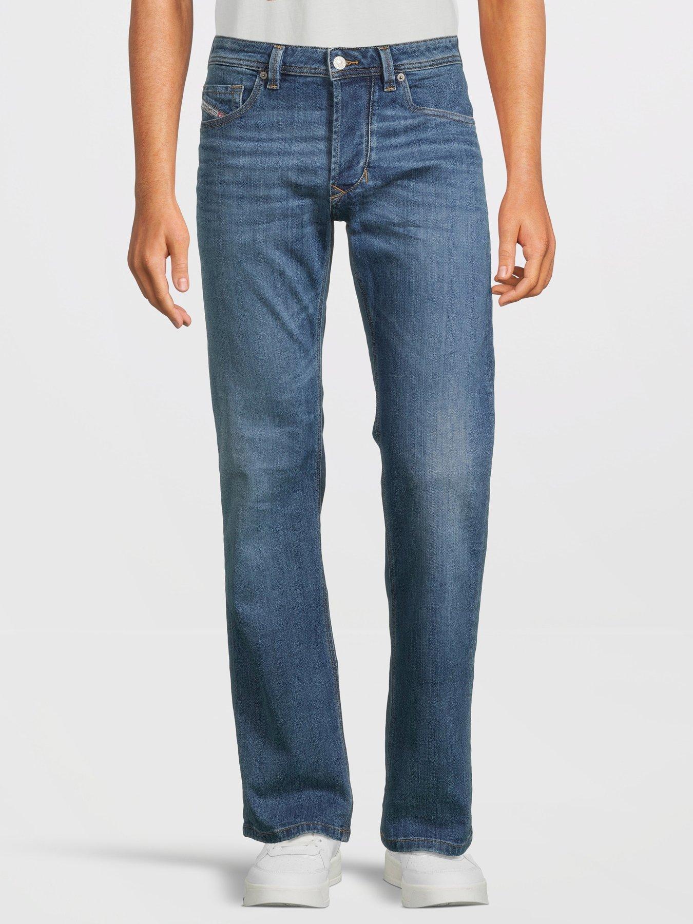 Tommy Hilfiger Straight Fit Denton Stretch Bridger Indigo Jeans - Dark Wash  | Very.co.uk