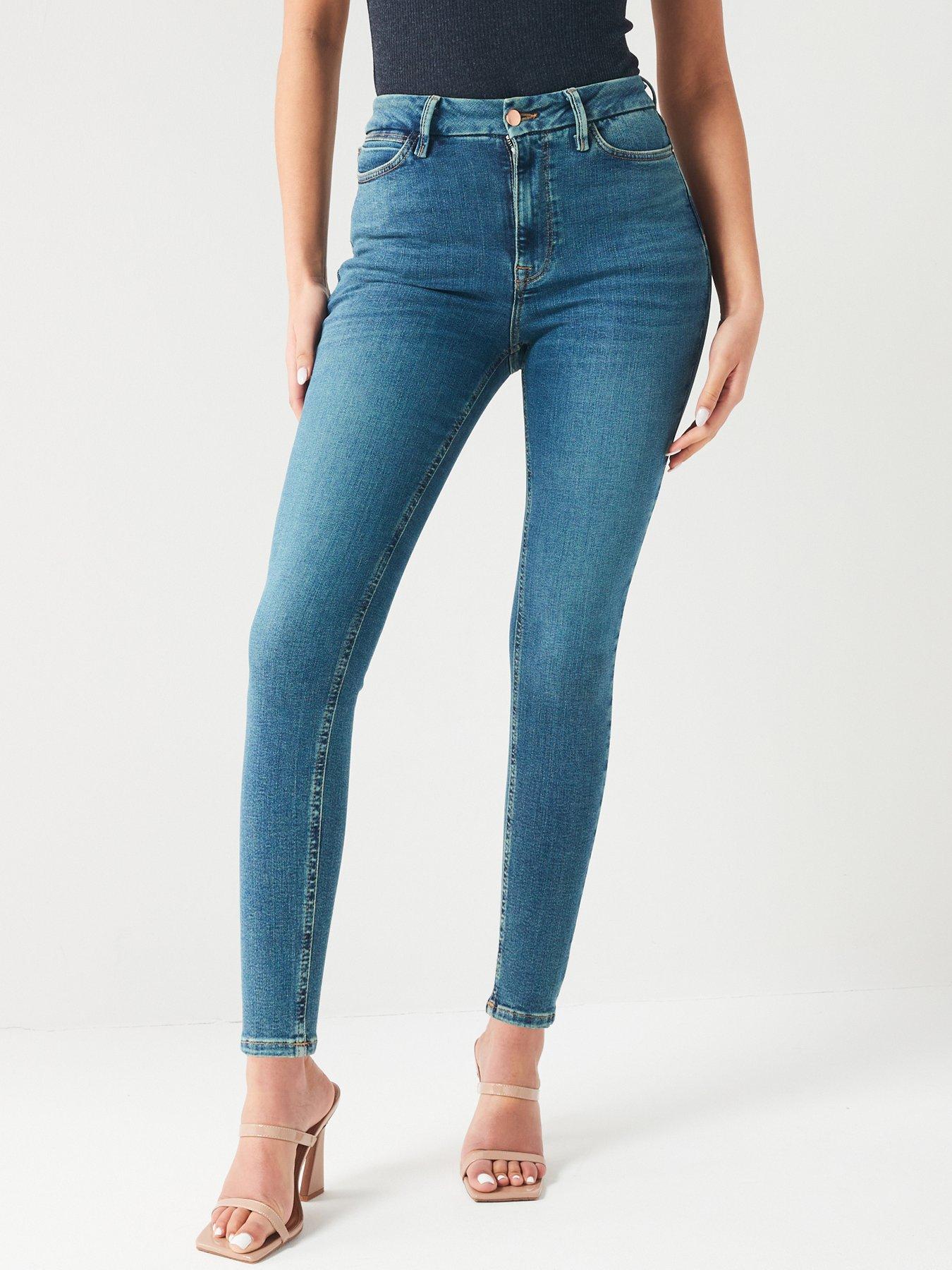 V by Very High Waist Contour Skinny Jeans