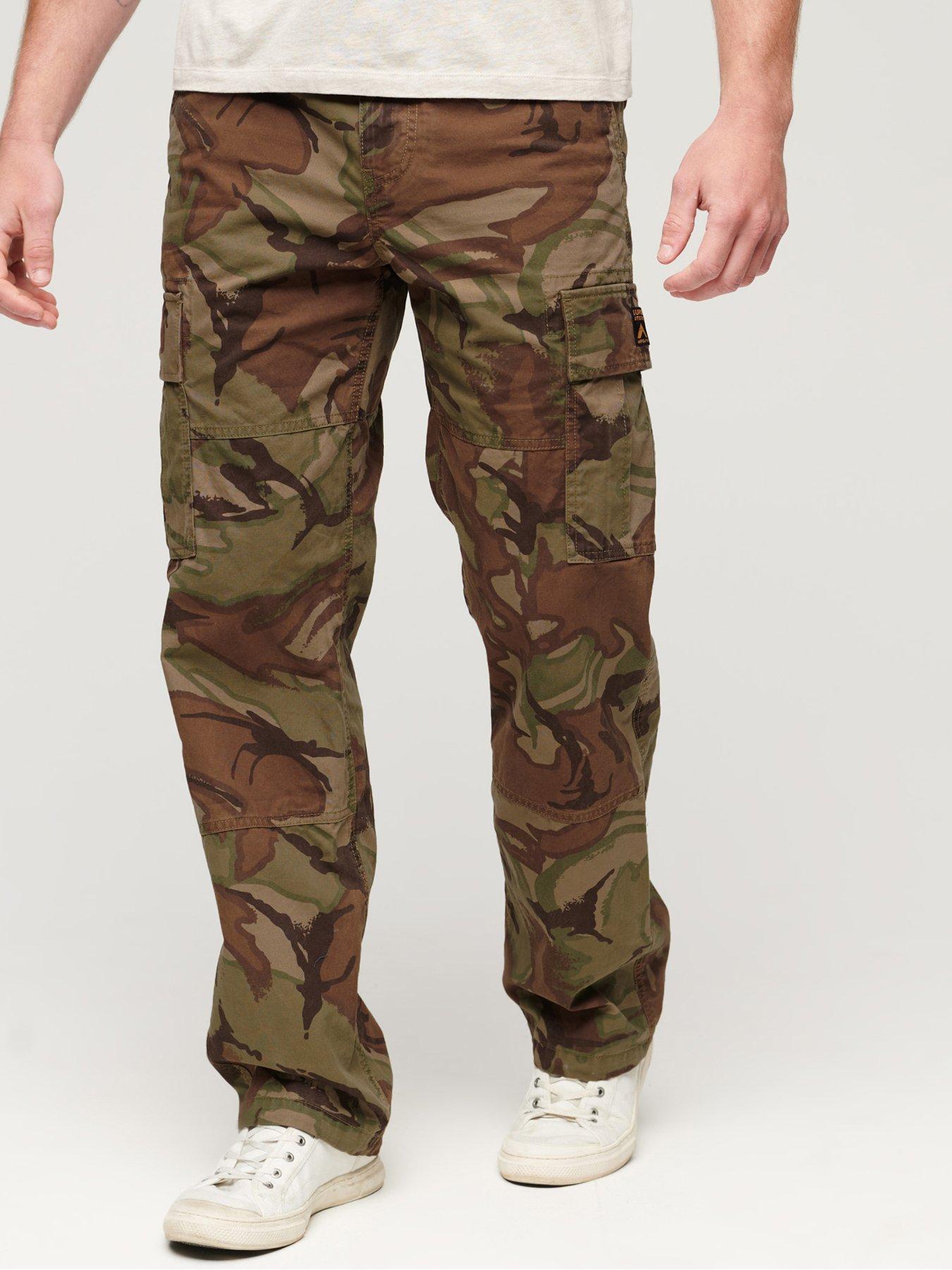 Superdry Loose Fit Cargo Trousers - Green