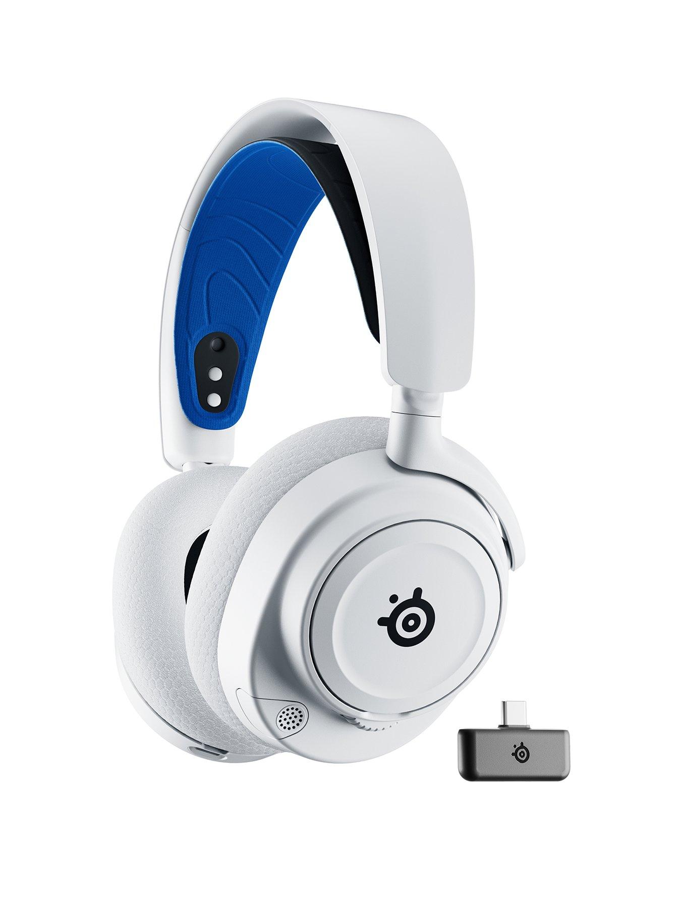 Image 1 of 8 of SteelSeries Arctis Nova 7P PS5 wireless gaming headset- White