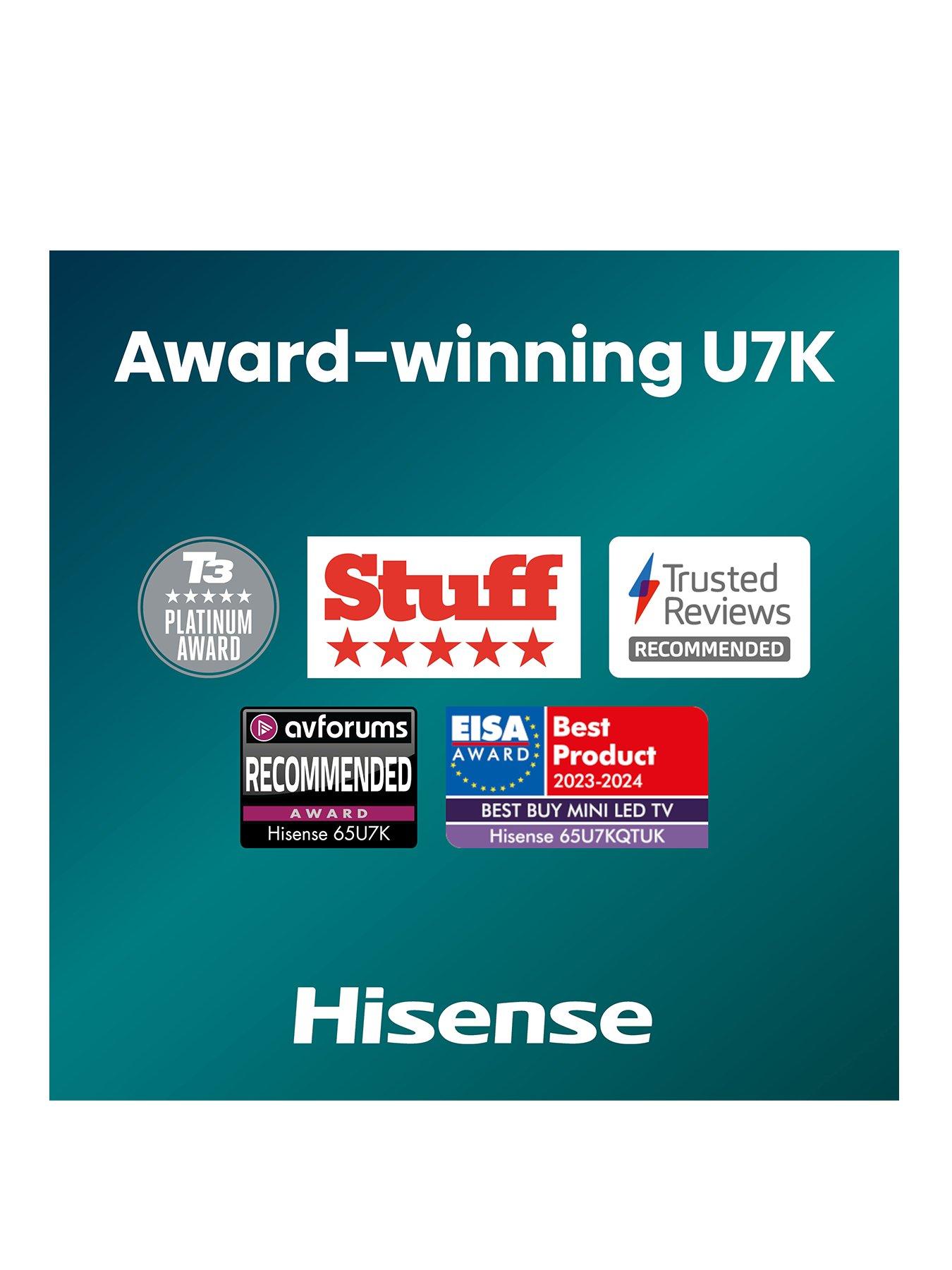 Image 2 of 7 of Hisense 100U7KQTUK U7K 100-inch, 4K Ultra HD HDR, Mini-LED, Smart TV