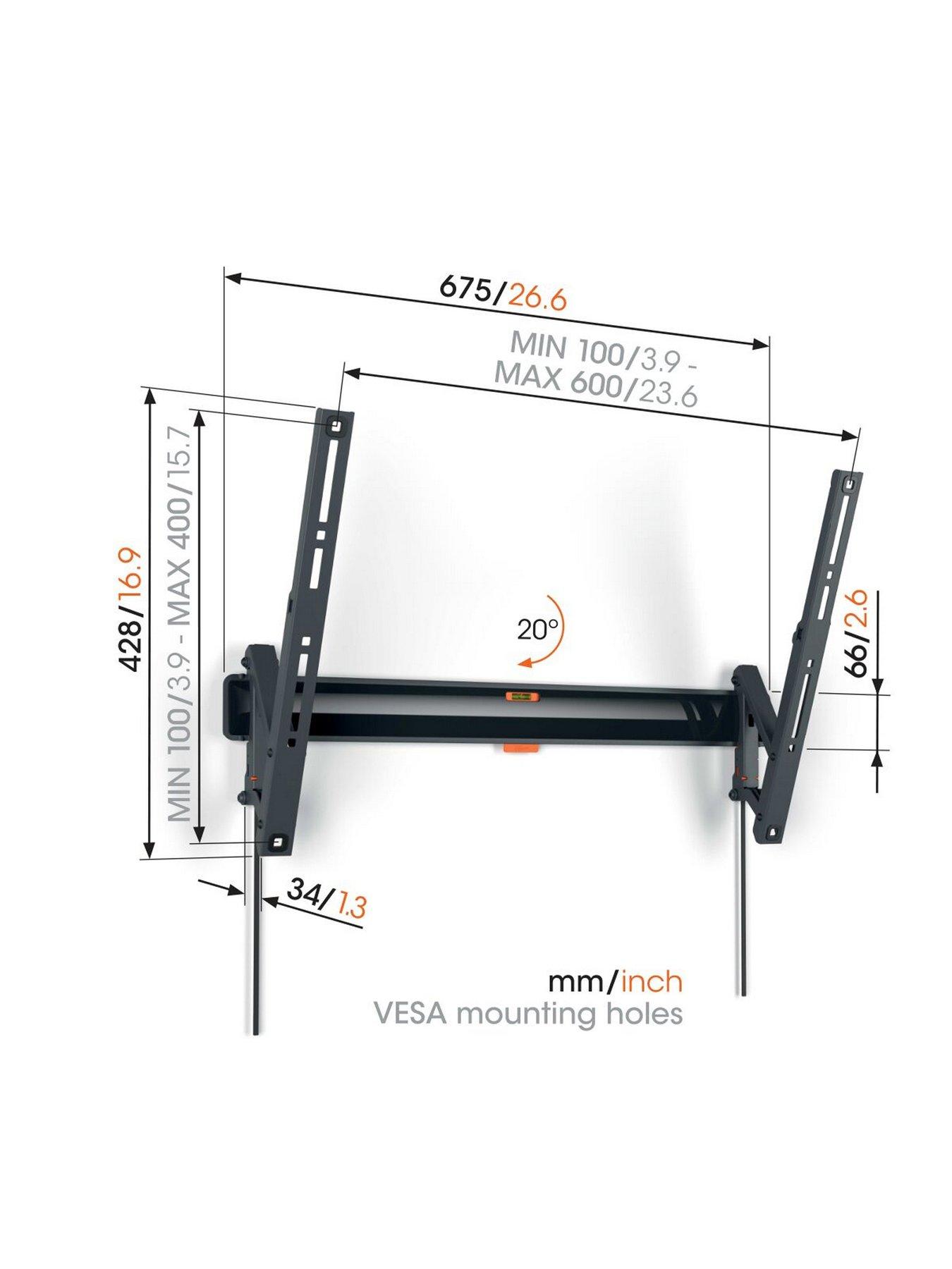 Image 4 of 7 of Vogels Tilt display wall mount - 40-77"