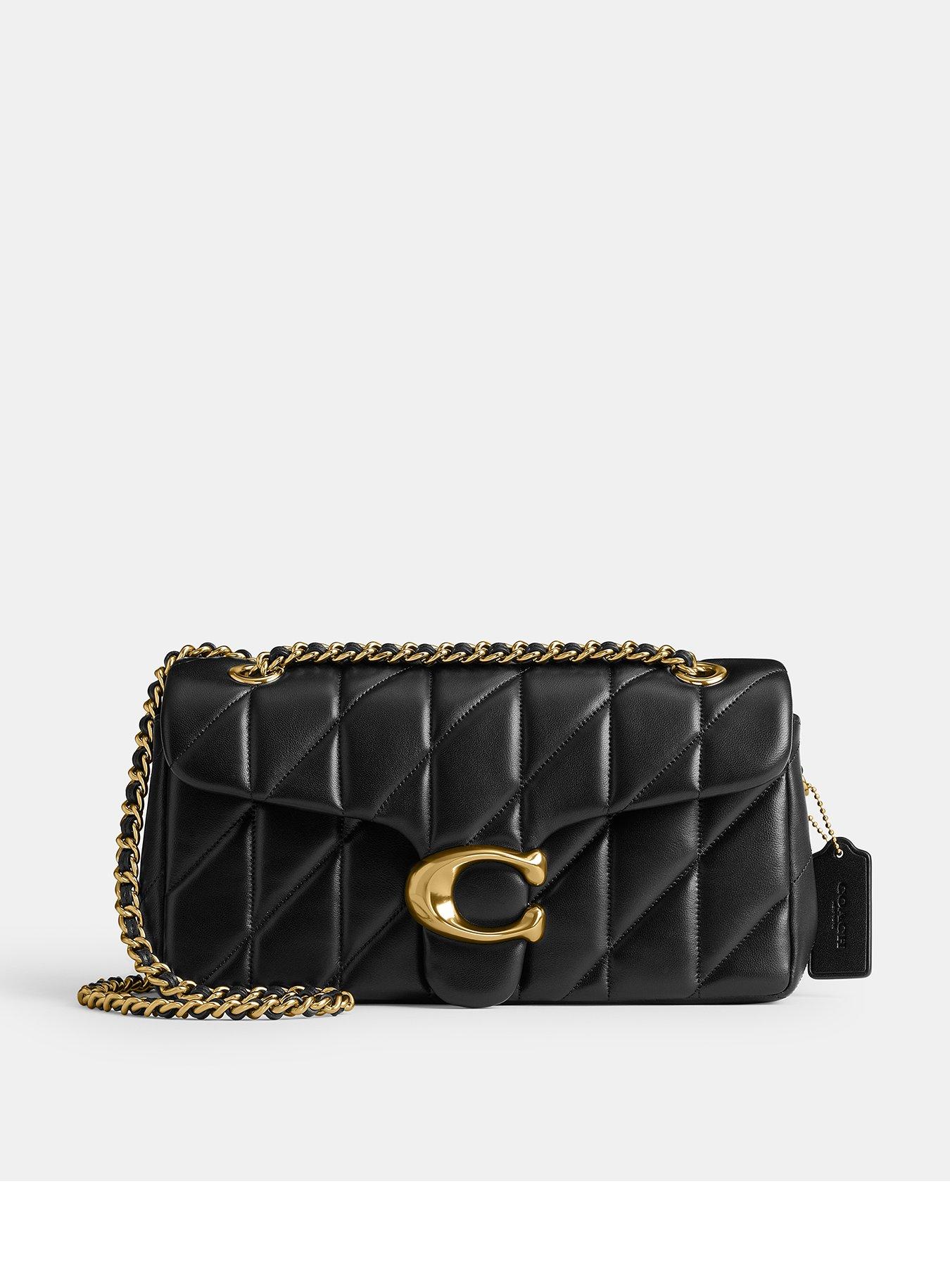 undefined Tabby Quilted Shoulder Bag 20 With Chain - Black