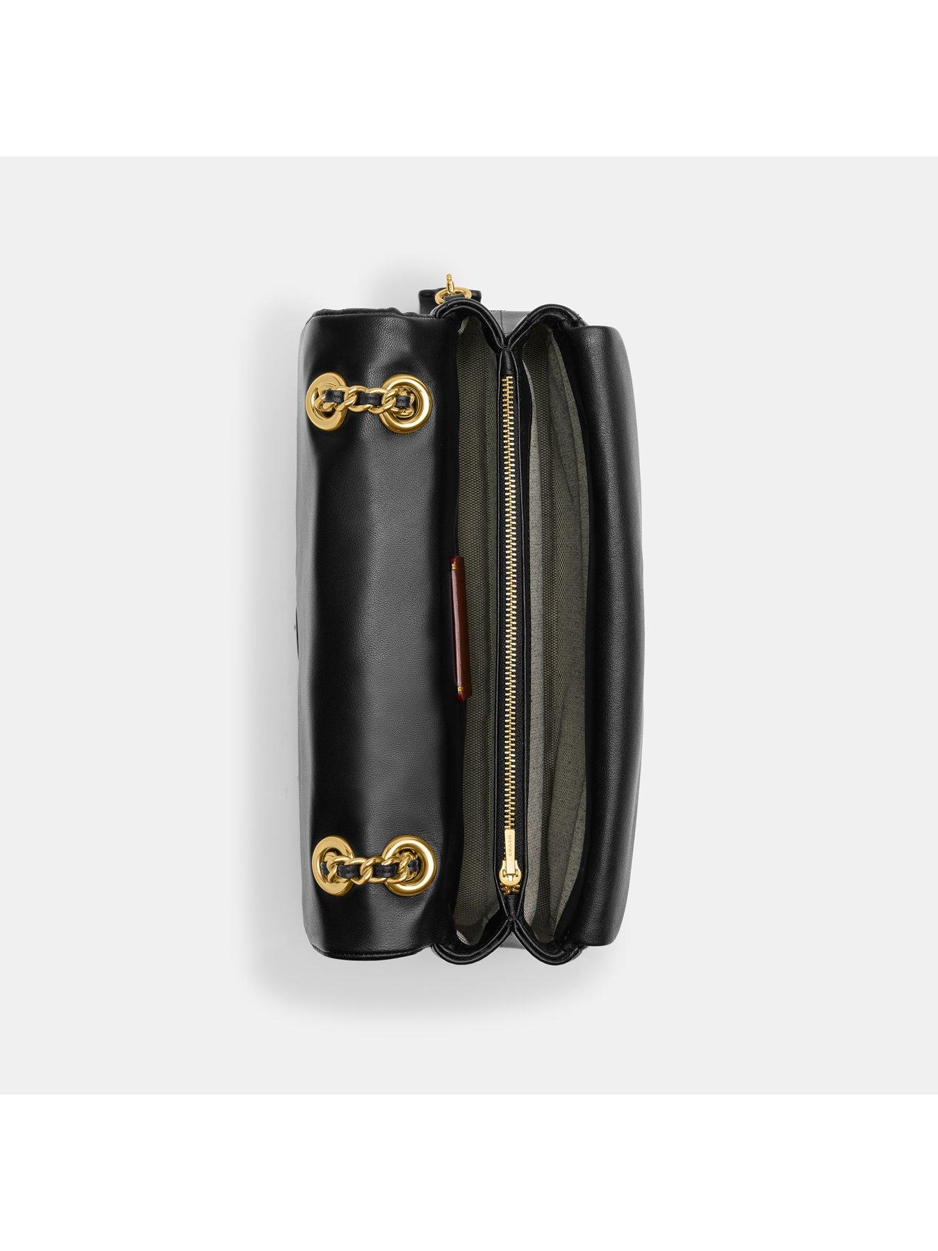 Image 5 of 5 of COACH Tabby Quilted Shoulder Bag 20 With Chain - Black