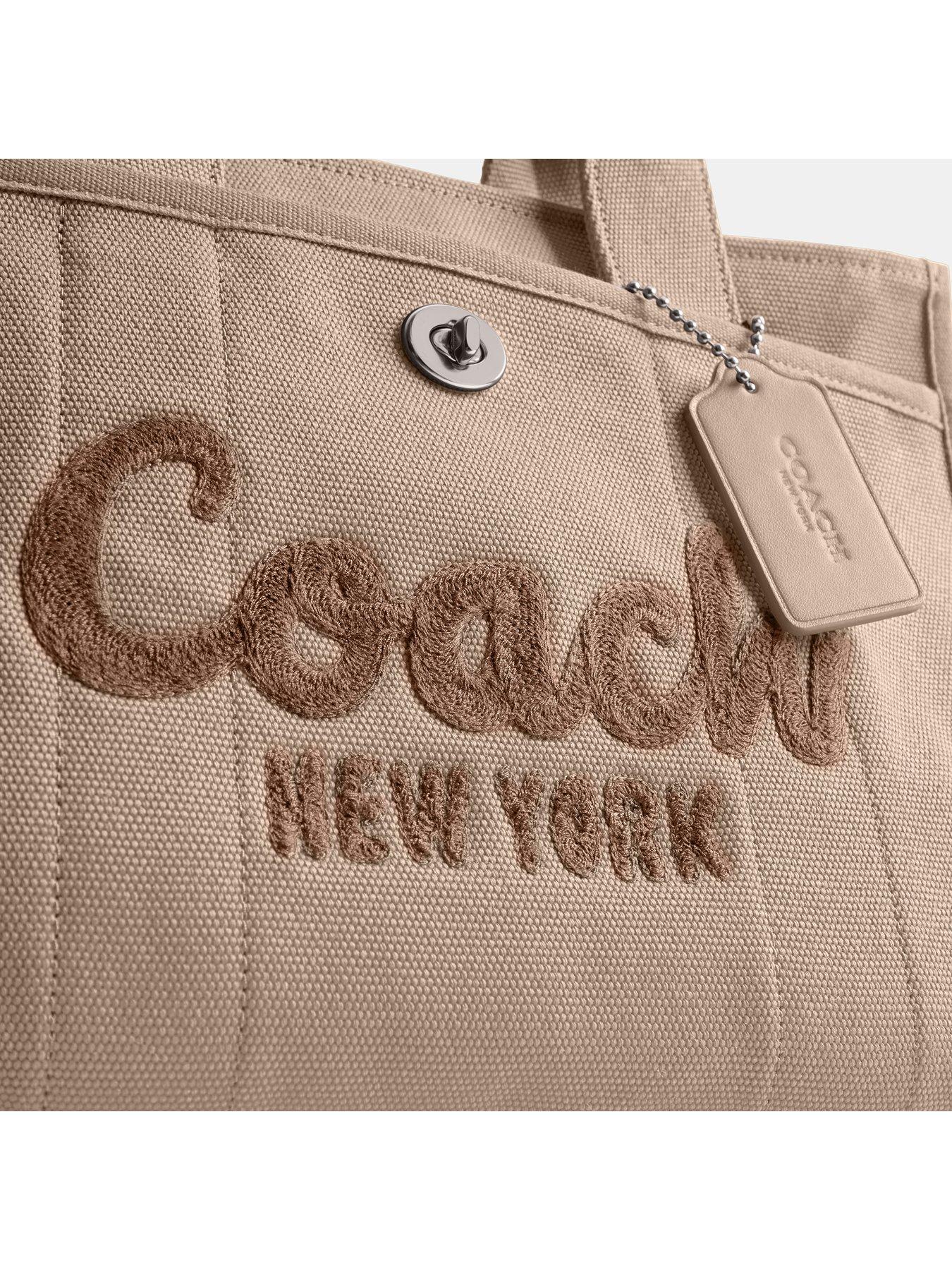 Image 4 of 5 of COACH Cargo Medium Tote Bag - Beige