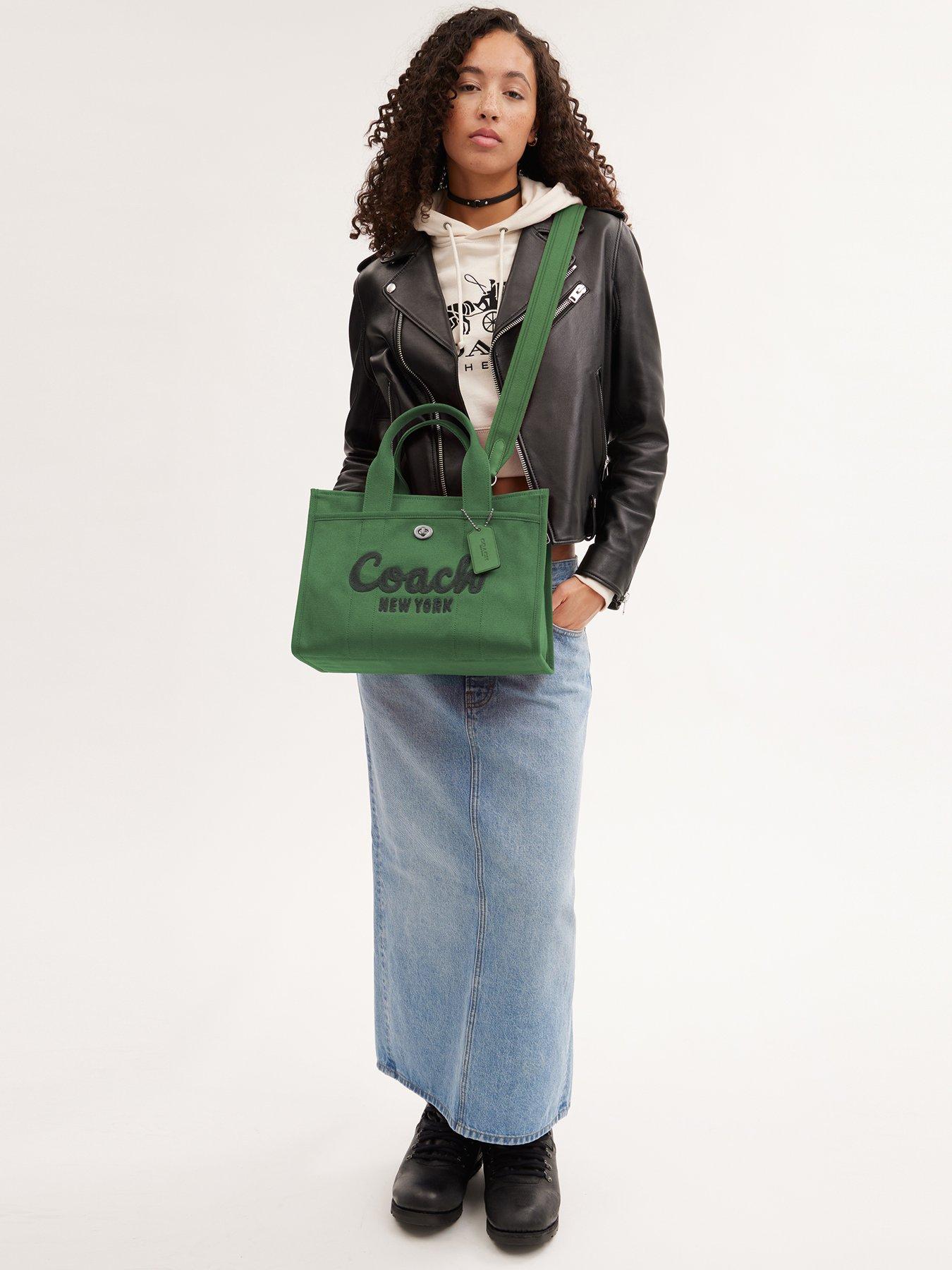 Coach tote online green