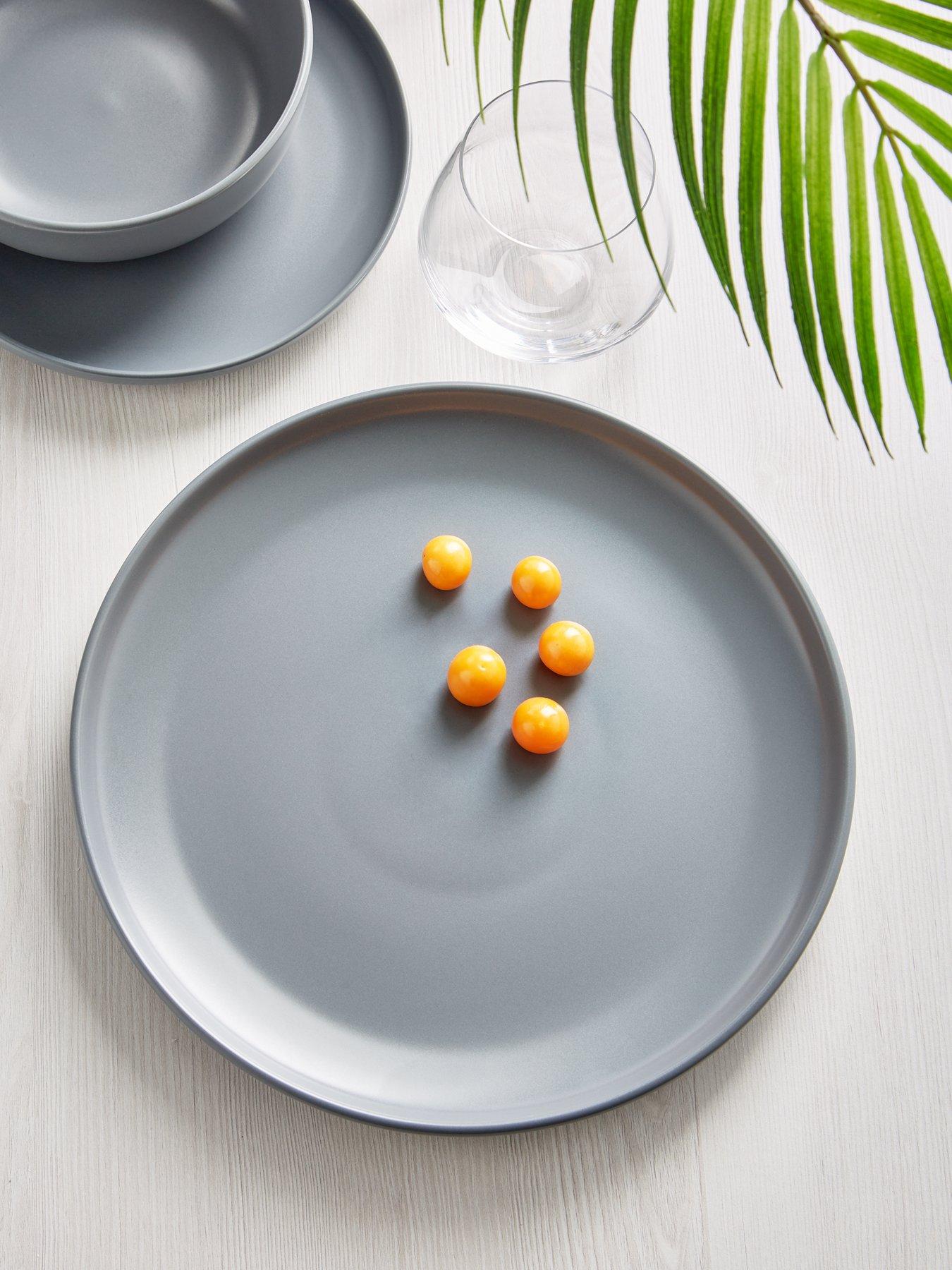 Image 1 of 4 of The Very Collection Grey Saintes 12-Piece Dinner Set
