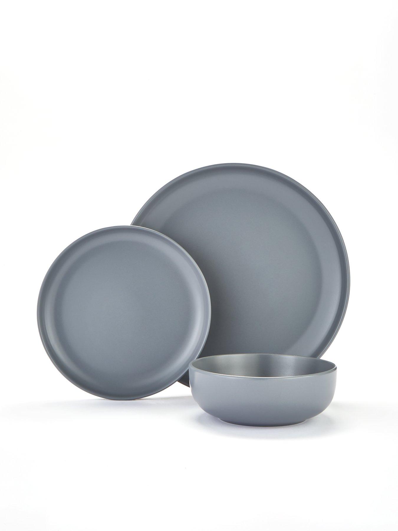 Image 3 of 4 of The Very Collection Grey Saintes 12-Piece Dinner Set