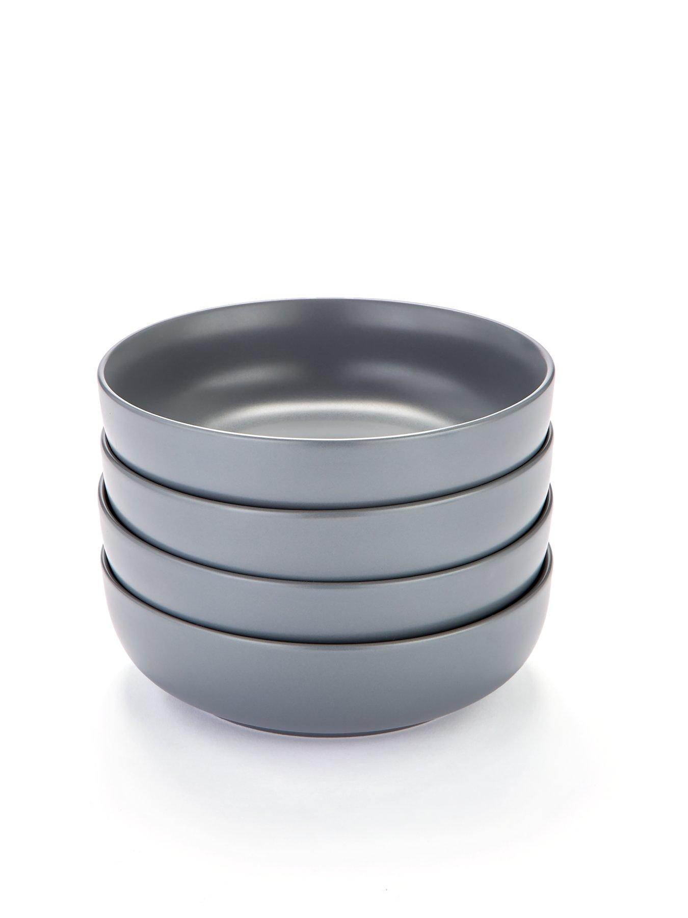 Image 3 of 3 of The Very Collection Grey Saintes Pasta Bowls &ndash; Set of 4
