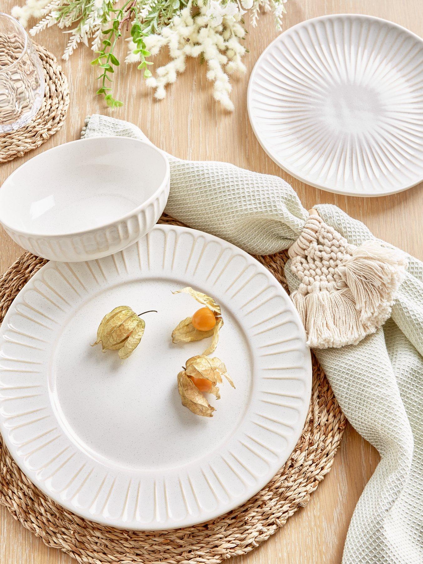 Product photograph of Very Home Lille 12-piece Dinner Set from very.co.uk