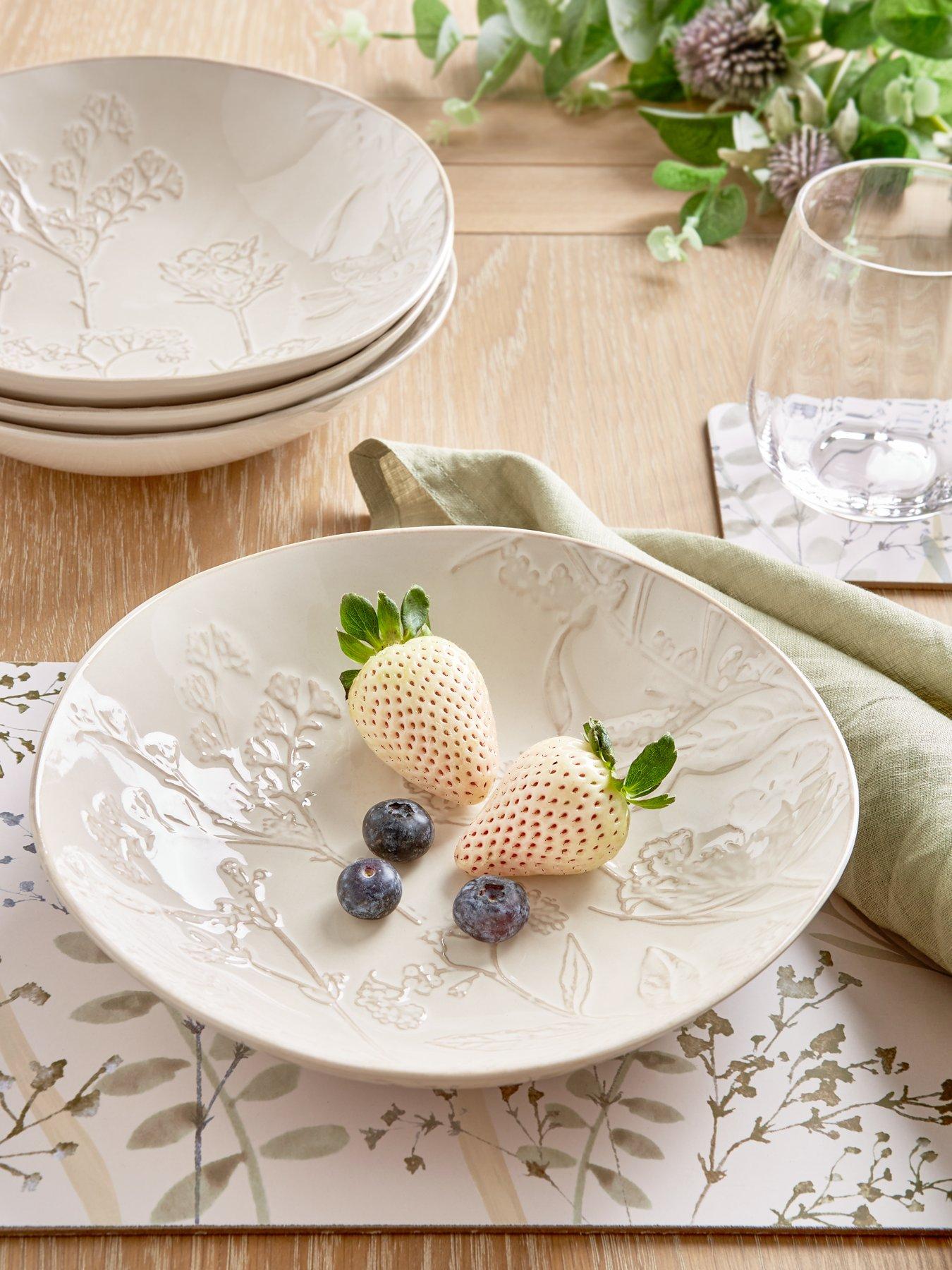 Very Home Meadow Set of Pasta Bowls Very