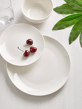 Product photograph of Everyday Vienne 12-piece Dinner Set In White from very.co.uk