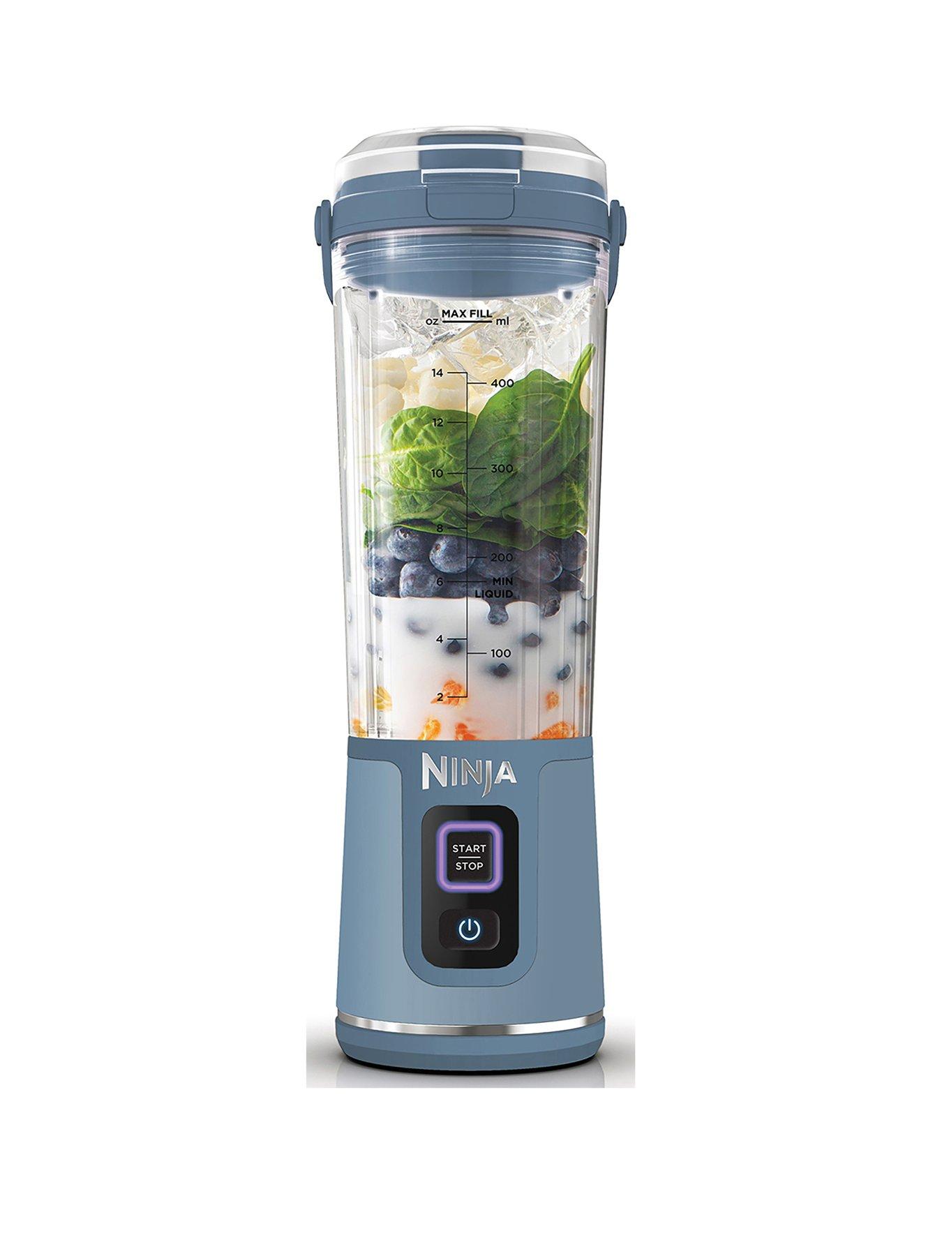 Product photograph of Ninja Blast Cordless Portable Blender - Denim Blue Bc151uknv from very.co.uk