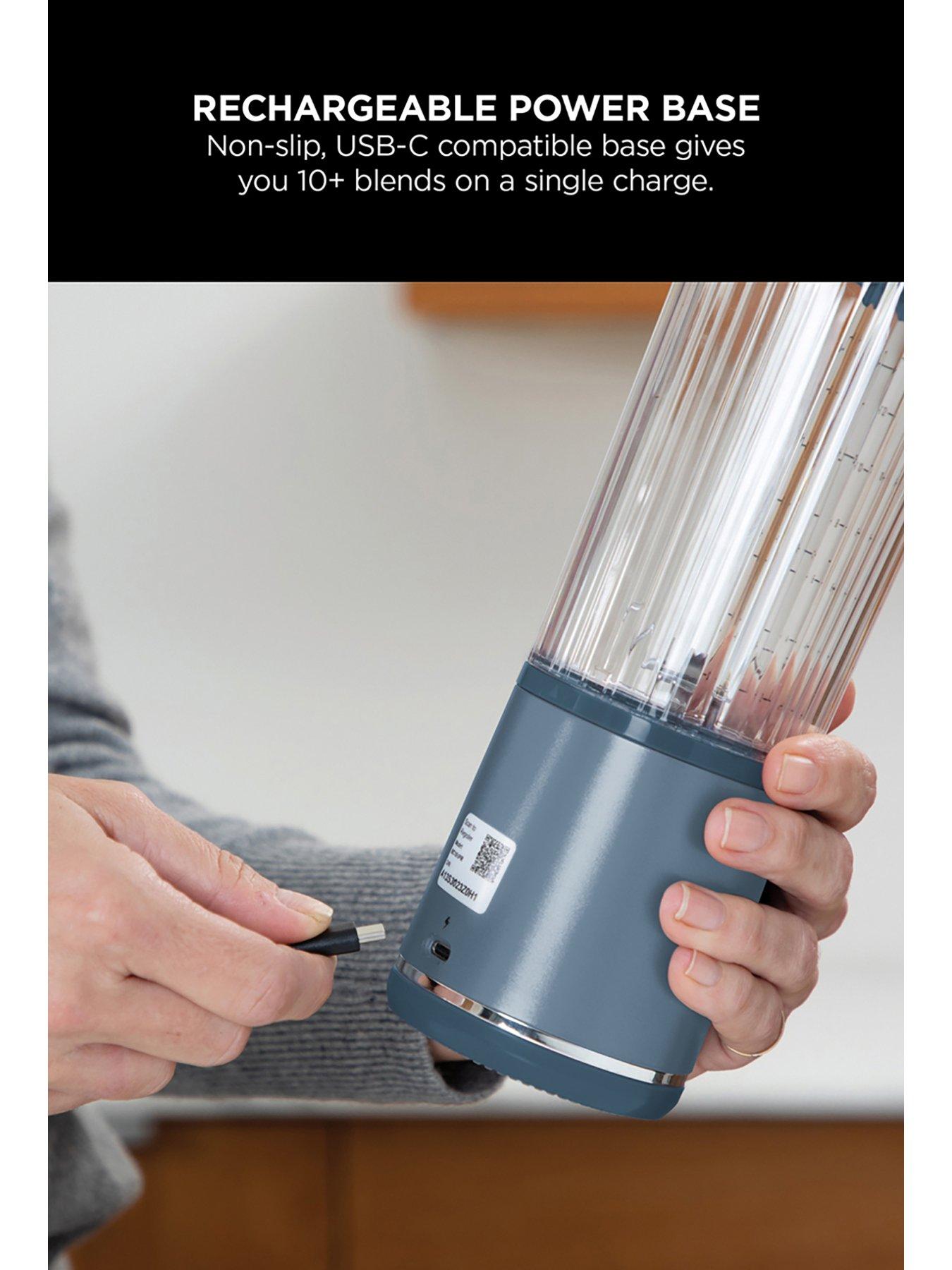 Image 4 of 7 of NINJA Blast Cordless Portable Blender - Denim Blue&nbsp;BC151UKNV