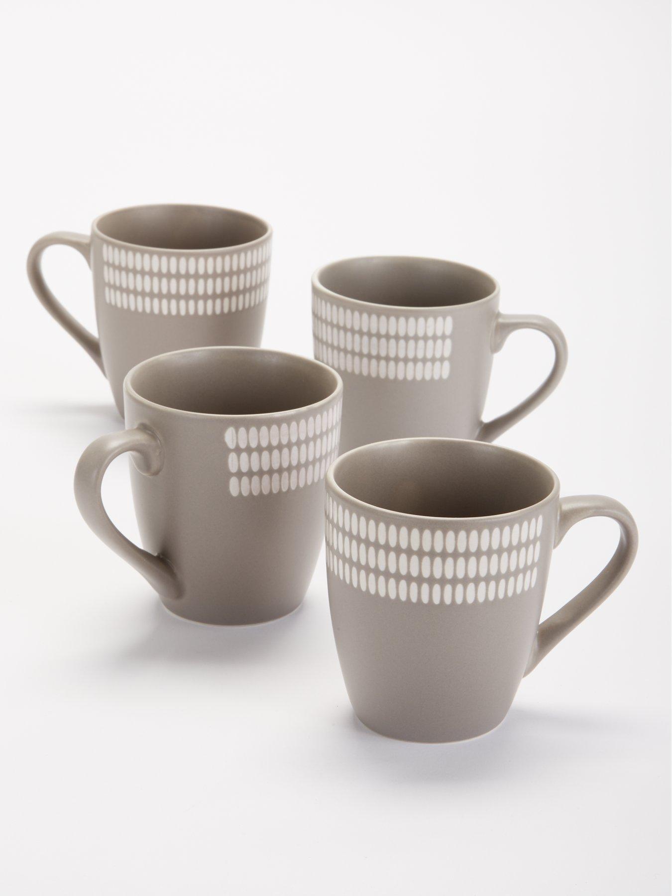 Image 2 of 5 of Very Home Pierre Set of 4 Mugs in Natural