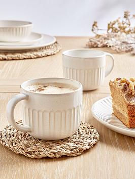 Product photograph of Very Home Lille Set Of 4 Mugs from very.co.uk