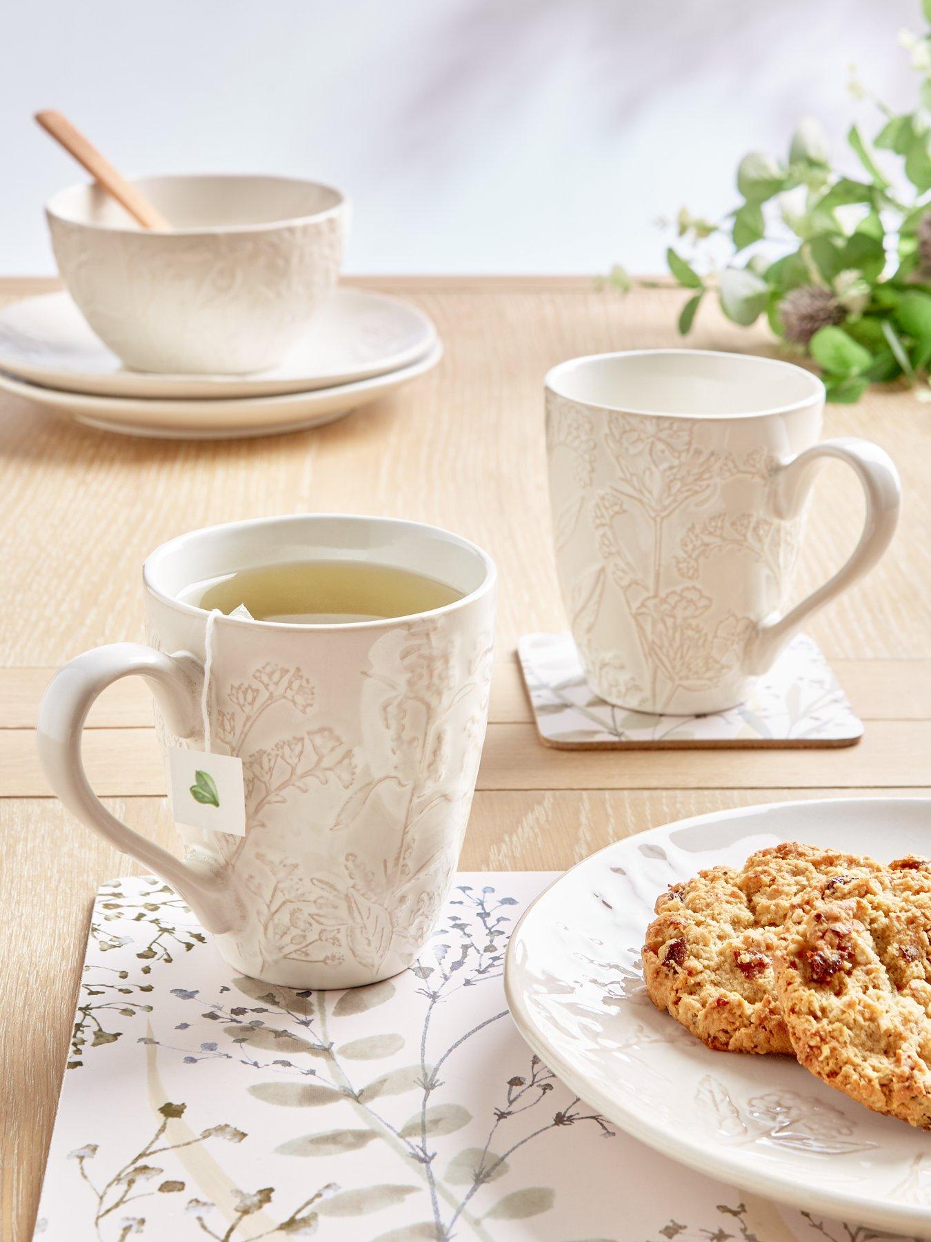 Product photograph of Very Home Meadow Set Of 4 Mugs from very.co.uk