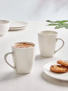 Product photograph of Everyday Vienne Set Of 4 Mugs In White from very.co.uk