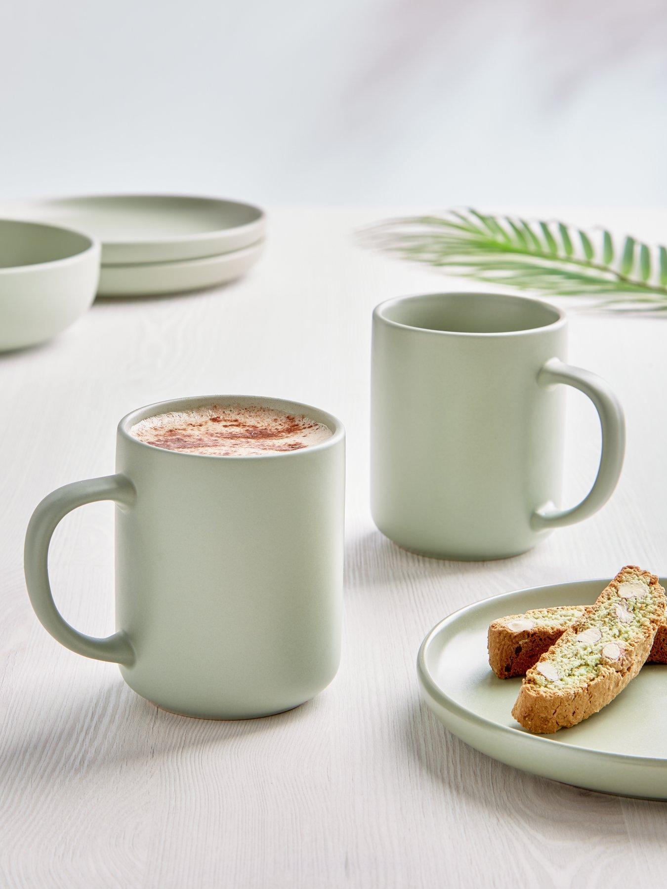 Product photograph of Everyday Green Saintes Mugs Ndash Set Of 4 from very.co.uk