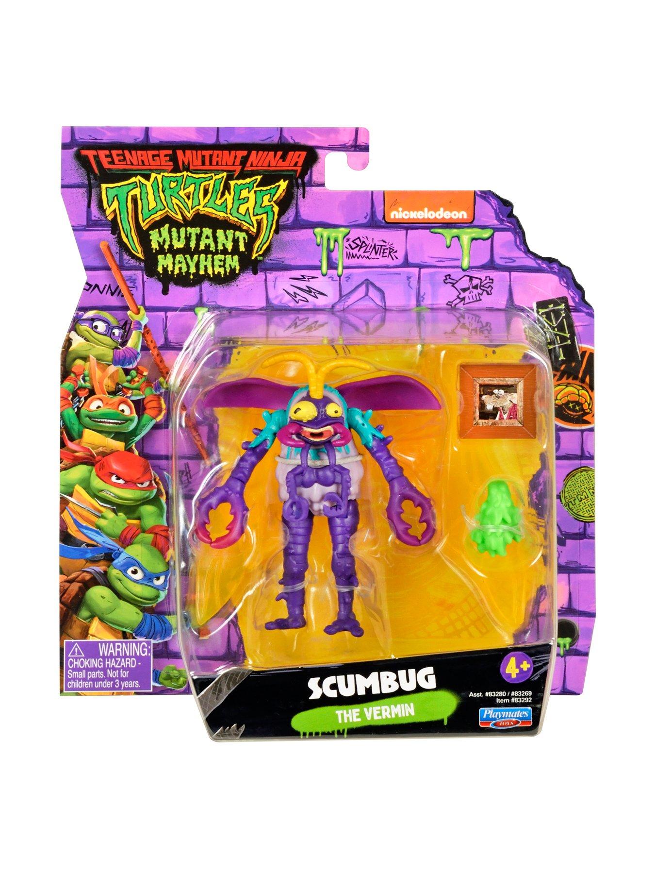 Teenage Mutant Ninja Turtles Mutant Mayhem Figure - Scumbug | Very.co.uk