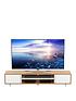  image of avf-harbour-2m-tv-stand-up-to-95-light-wood-and-white
