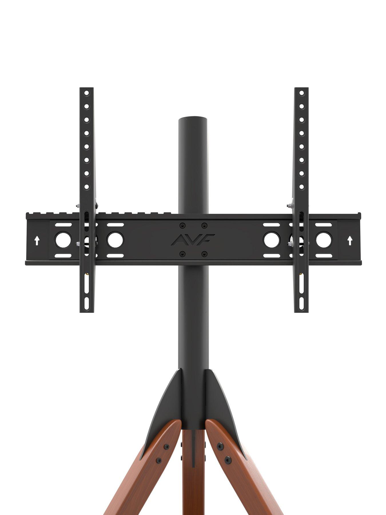 Image 5 of 8 of AVF Hoxton Tripod TV Stand, for TVs 32-70" - Dark Wood