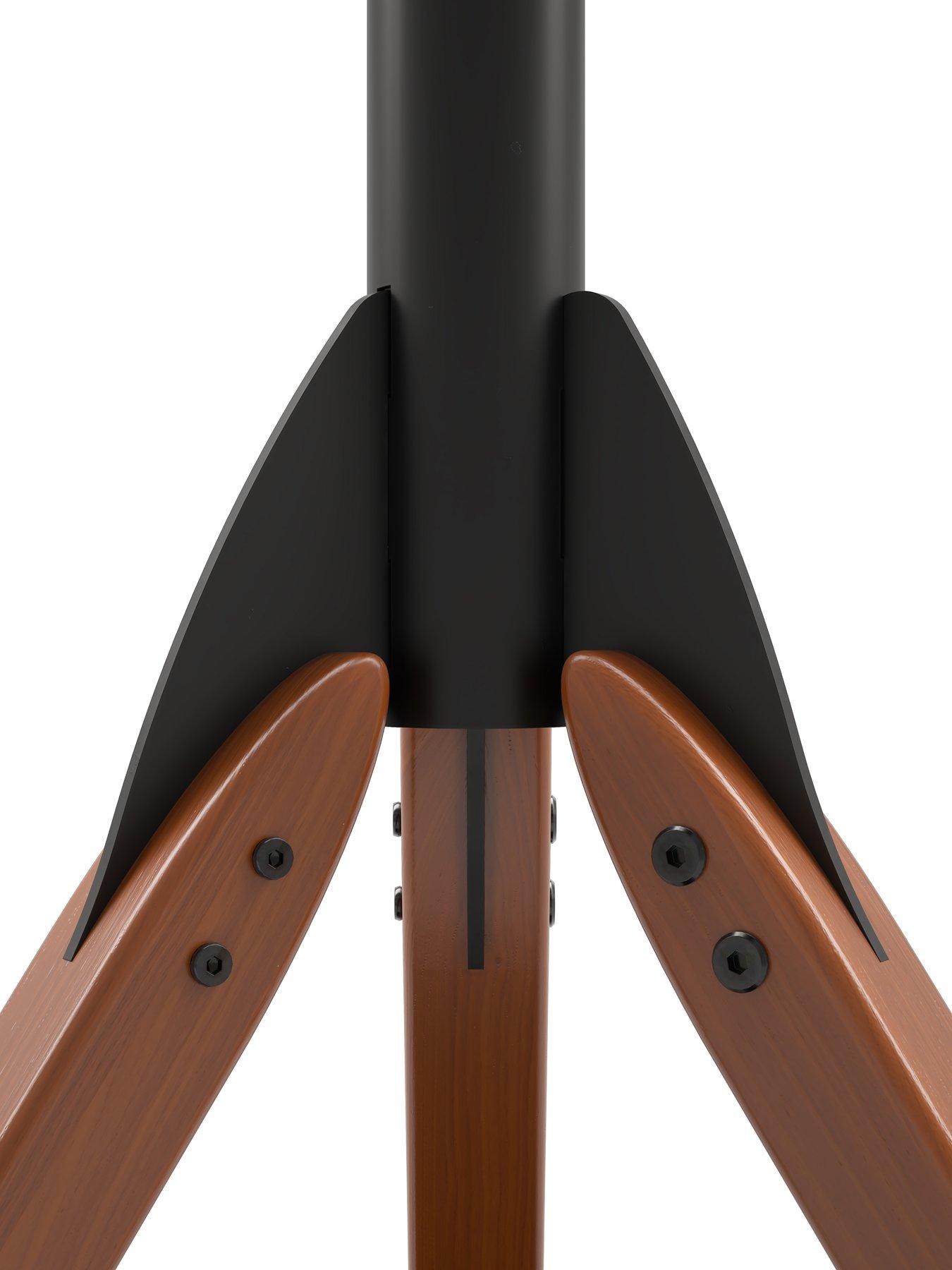 Image 6 of 8 of AVF Hoxton Tripod TV Stand, for TVs 32-70" - Dark Wood