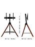  image of avf-hoxton-tripod-tv-stand-up-to-70-dark-wood