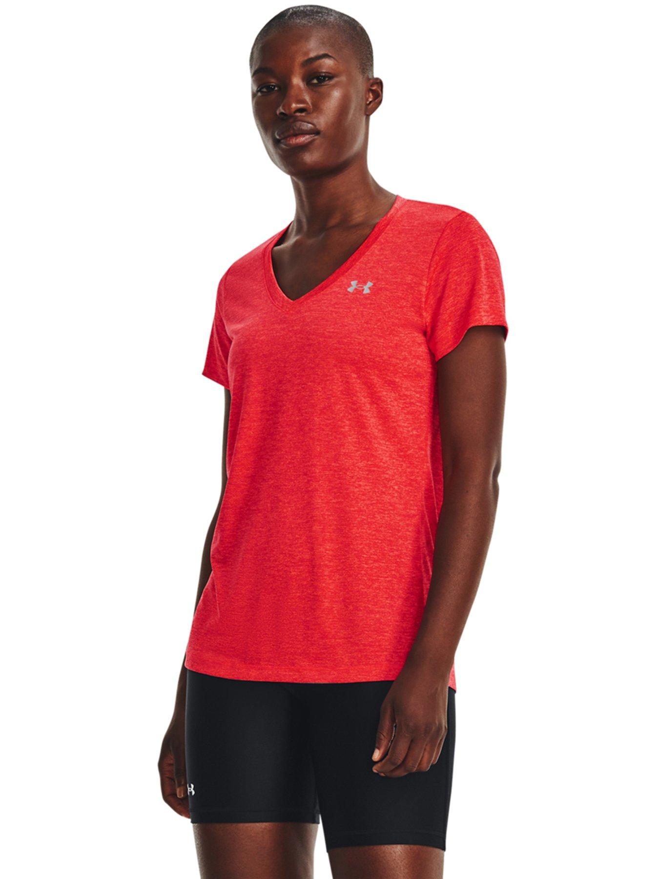 UNDER ARMOUR Women's Training Tech Twist T-shirt - Red