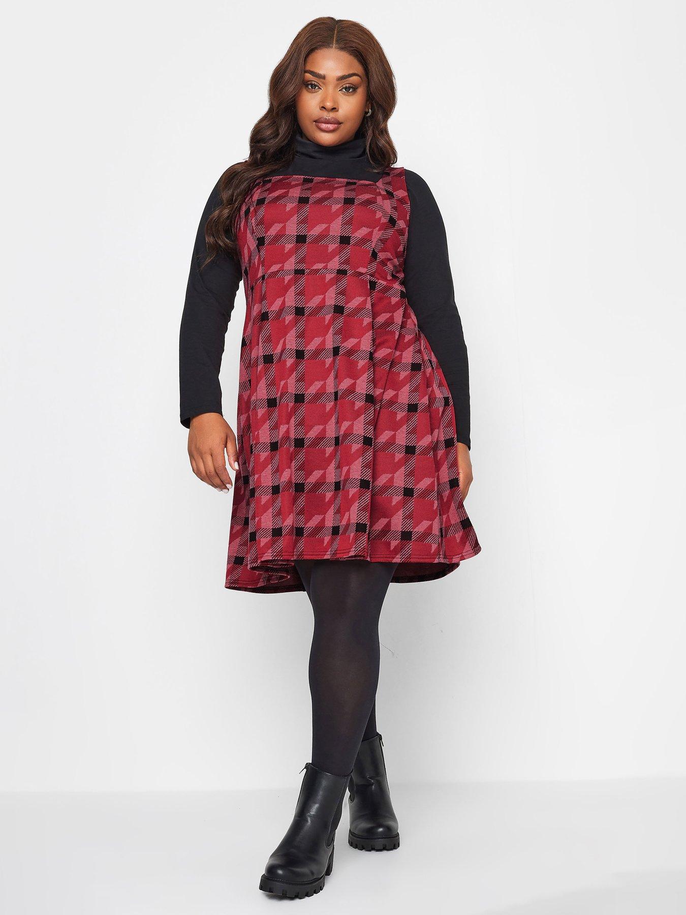 New look 2025 dogtooth pinafore