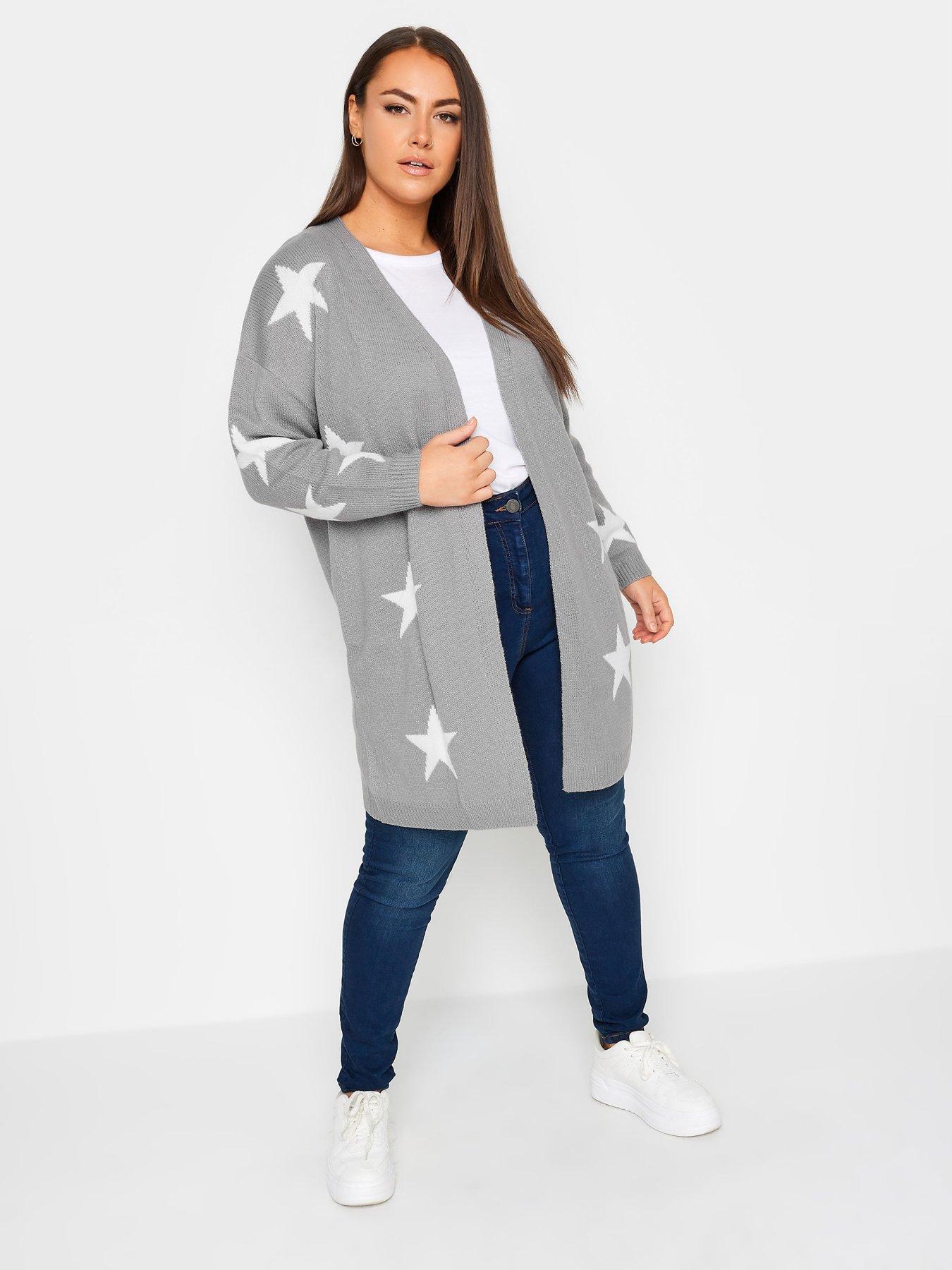 Grey shop star cardigan