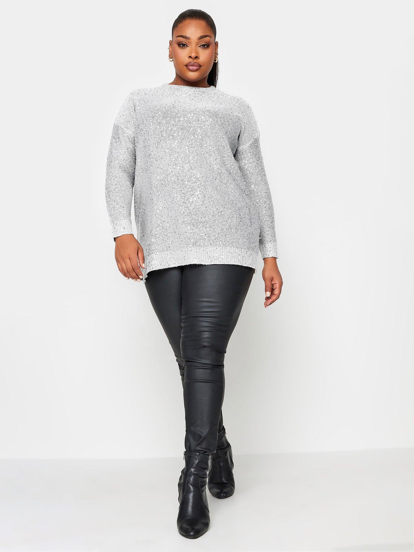 Silver sequin clearance jumper