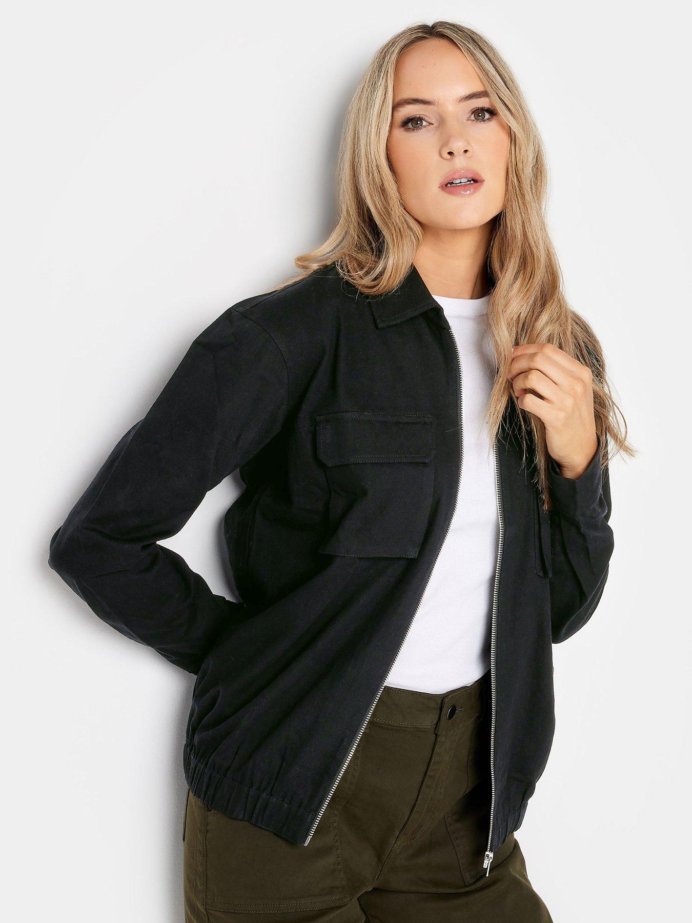 Long bomber outlet coat women's