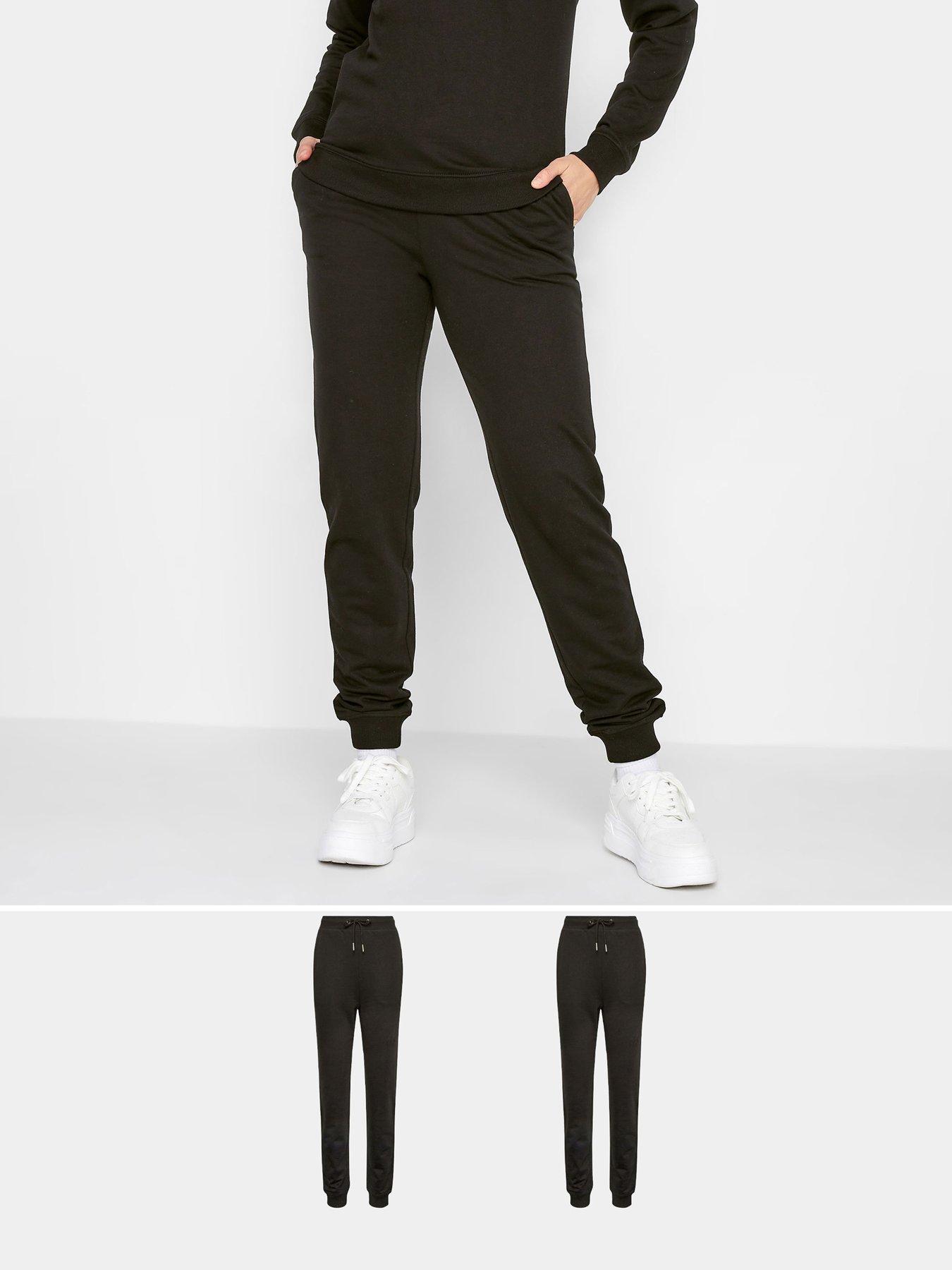 Long Tall Sally Black 2 Pack Joggers 34