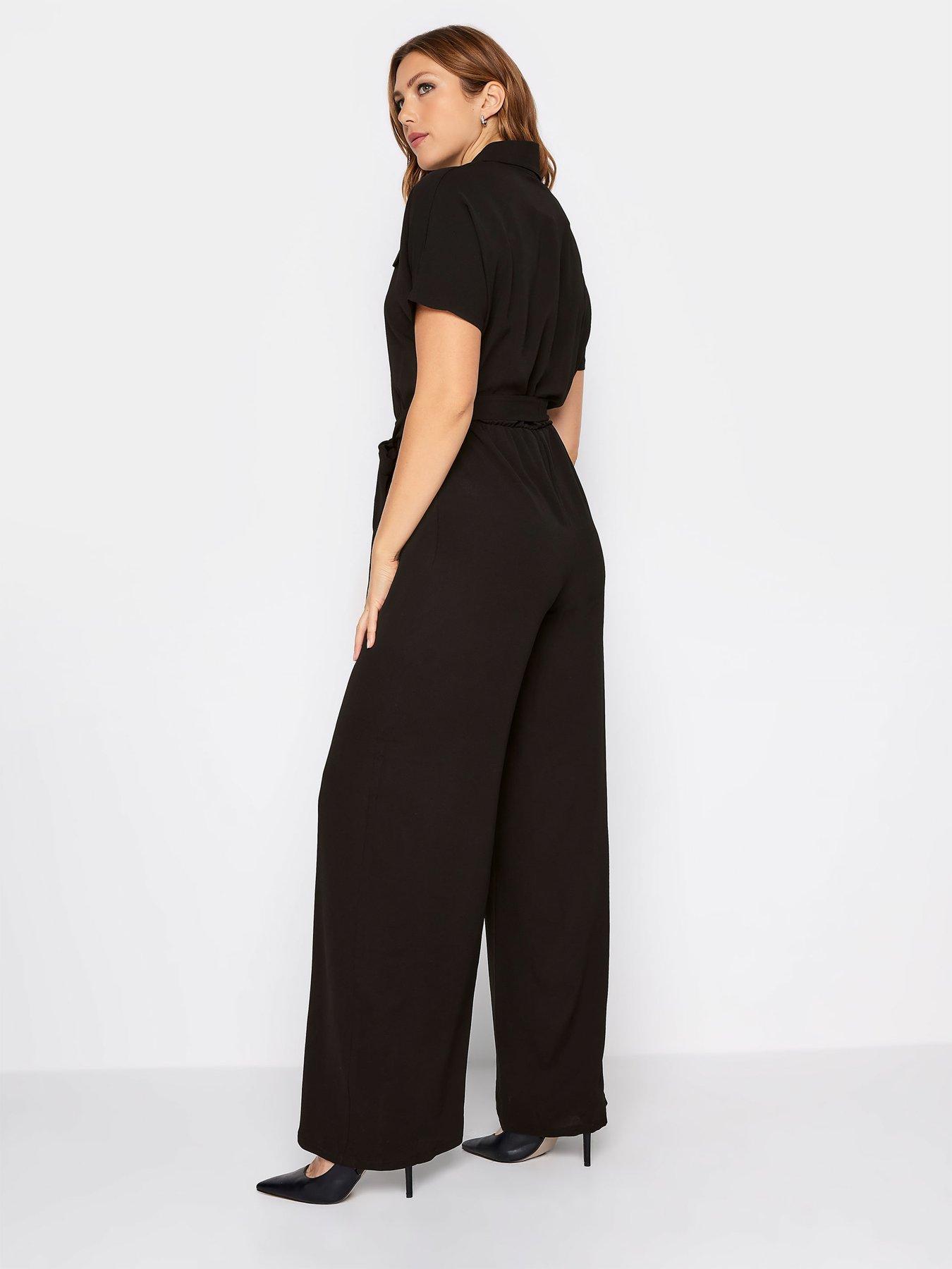 Tall black hot sale jumpsuit uk