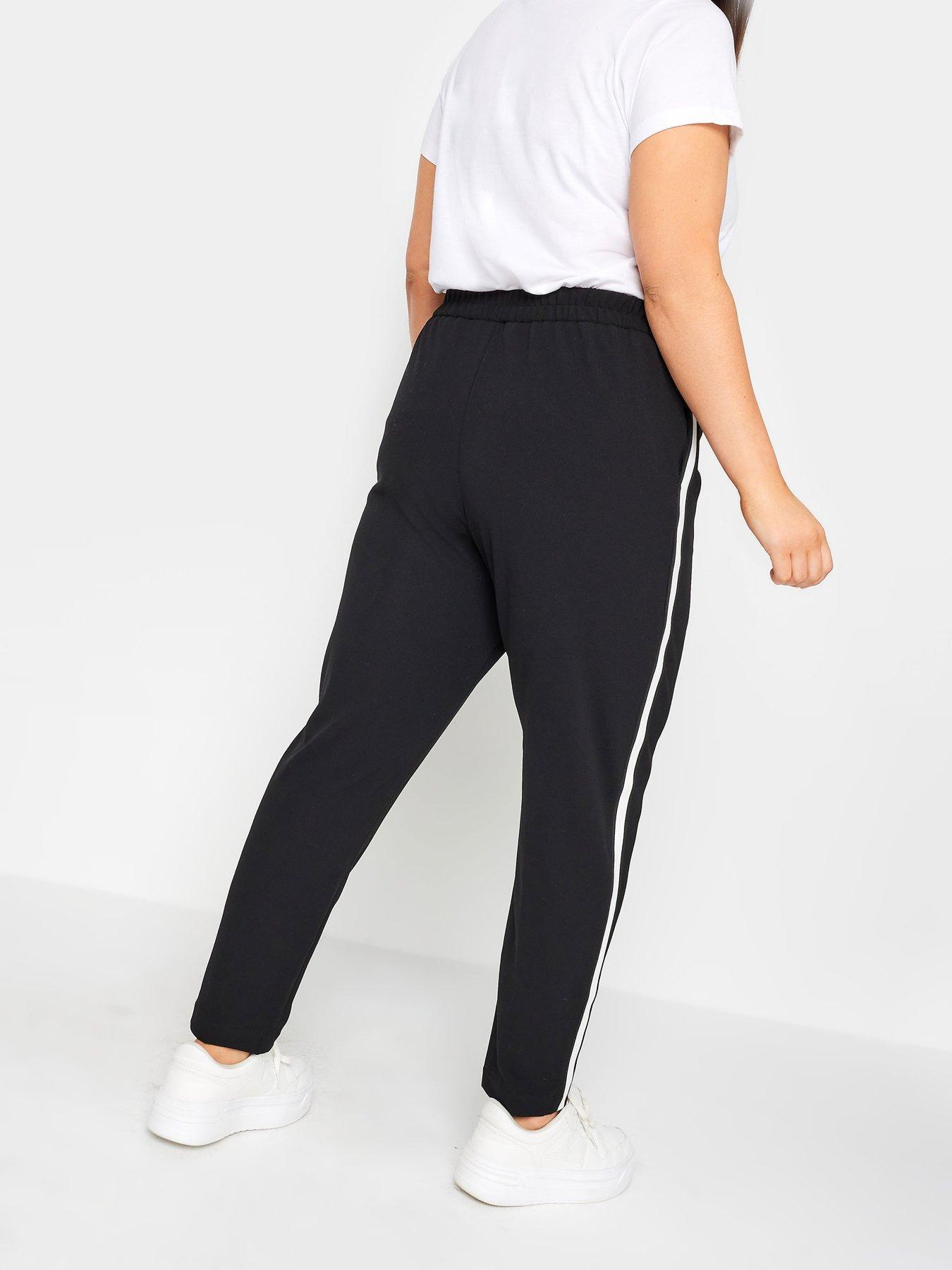 Yours Side Stripe Jogger Trouser Black