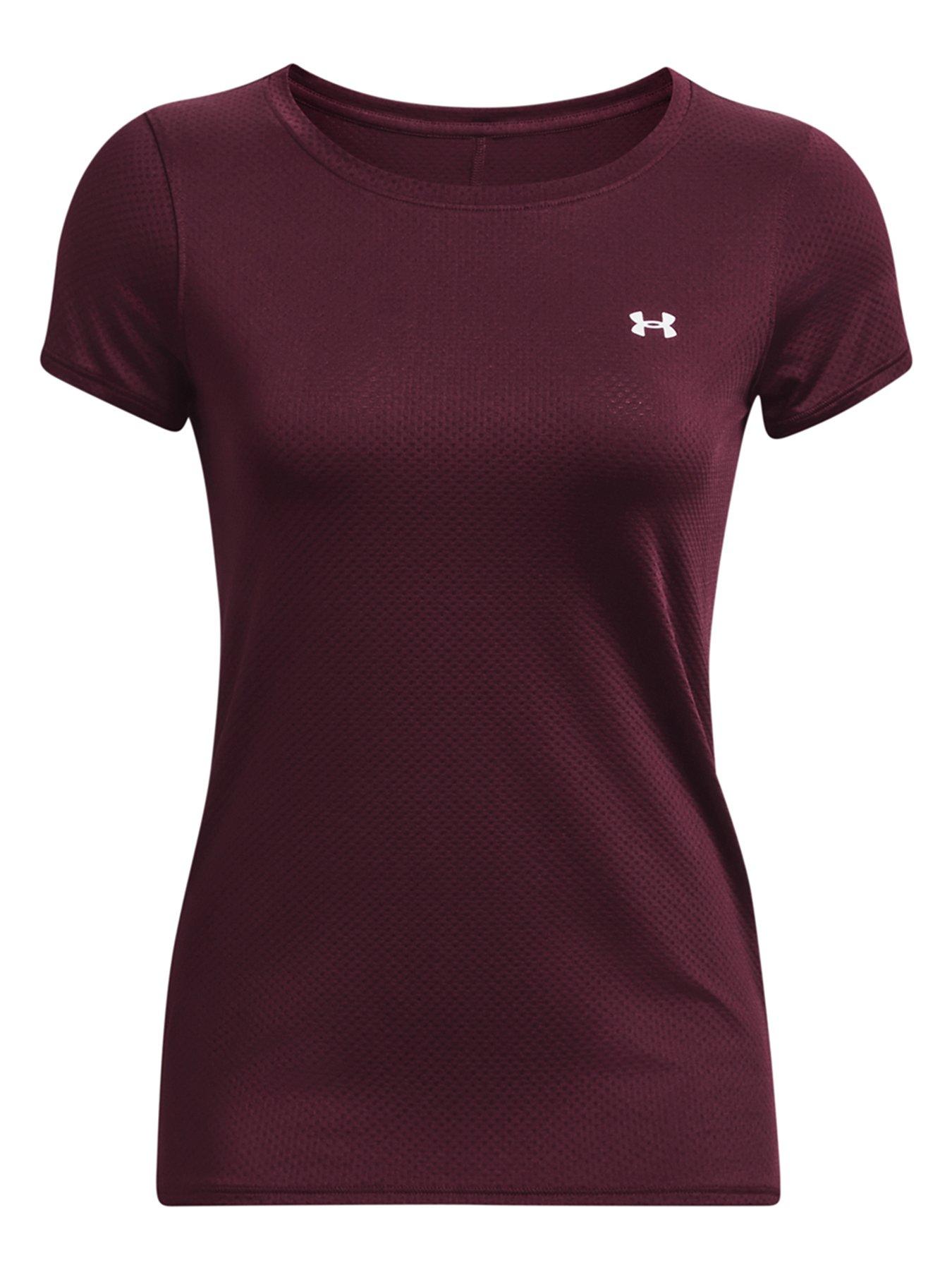 UNDER ARMOUR Women's Training Tech Mesh T-shirt - Maroon