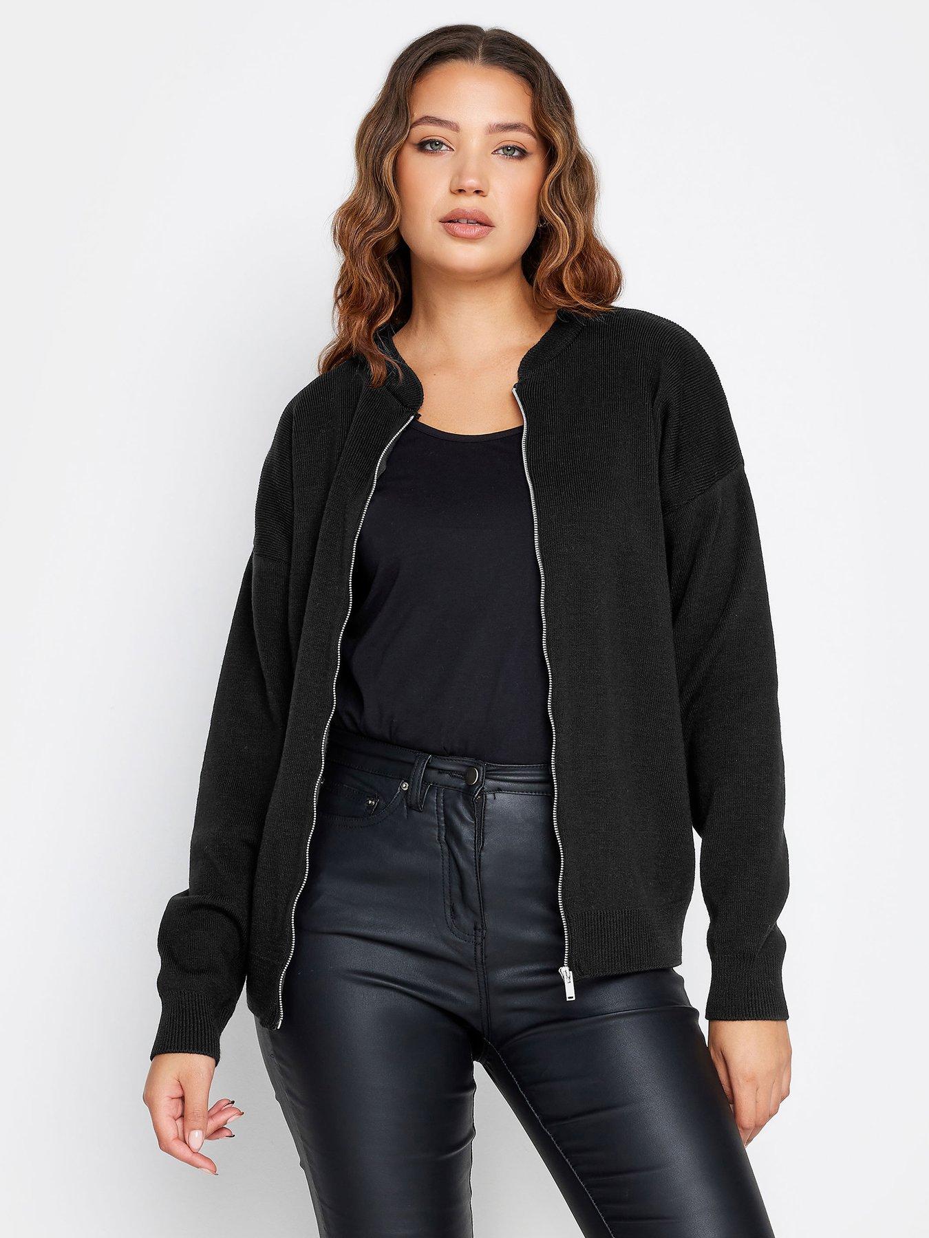 Long black clearance bomber