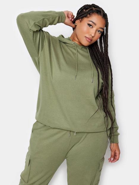 yours-ribbed-cargo-hoodie-khaki