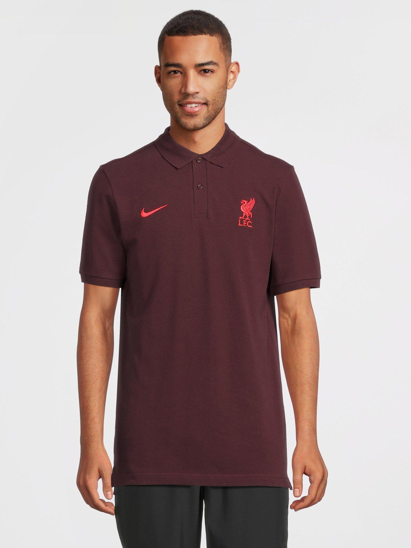 Nike Liverpool Crest Pique Polo Shir | Very.co.uk