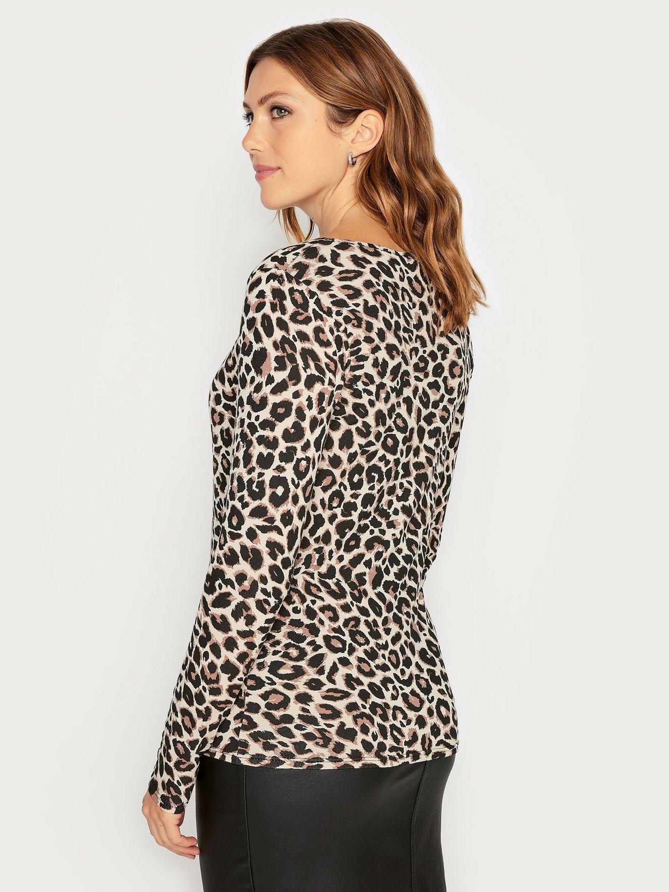 Leopard print hotsell 3/4 skirt