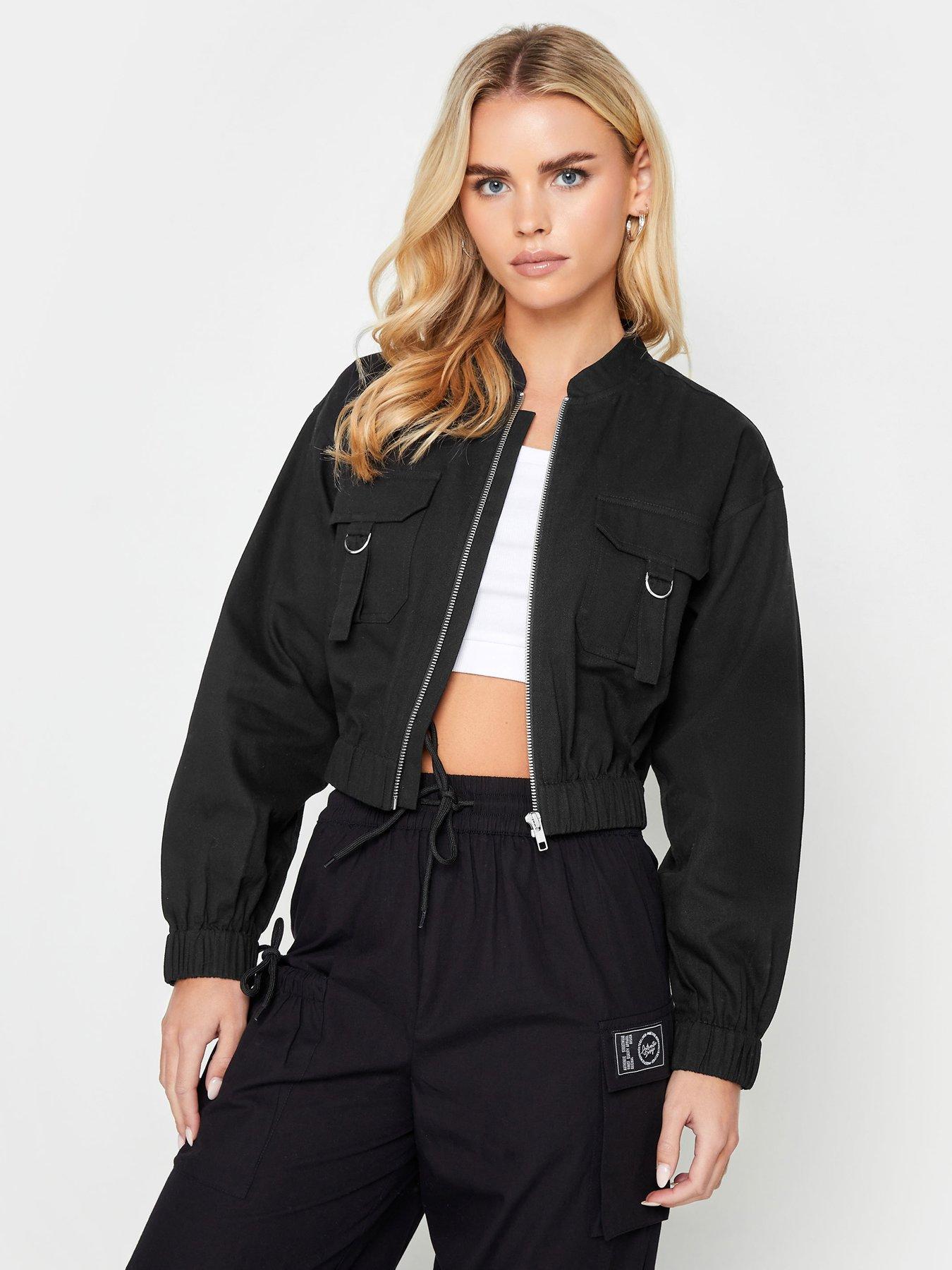 Petite bomber clearance jacket