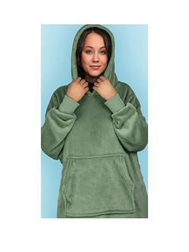 Product photograph of Jml Snuggle Hoodie - Green from very.co.uk
