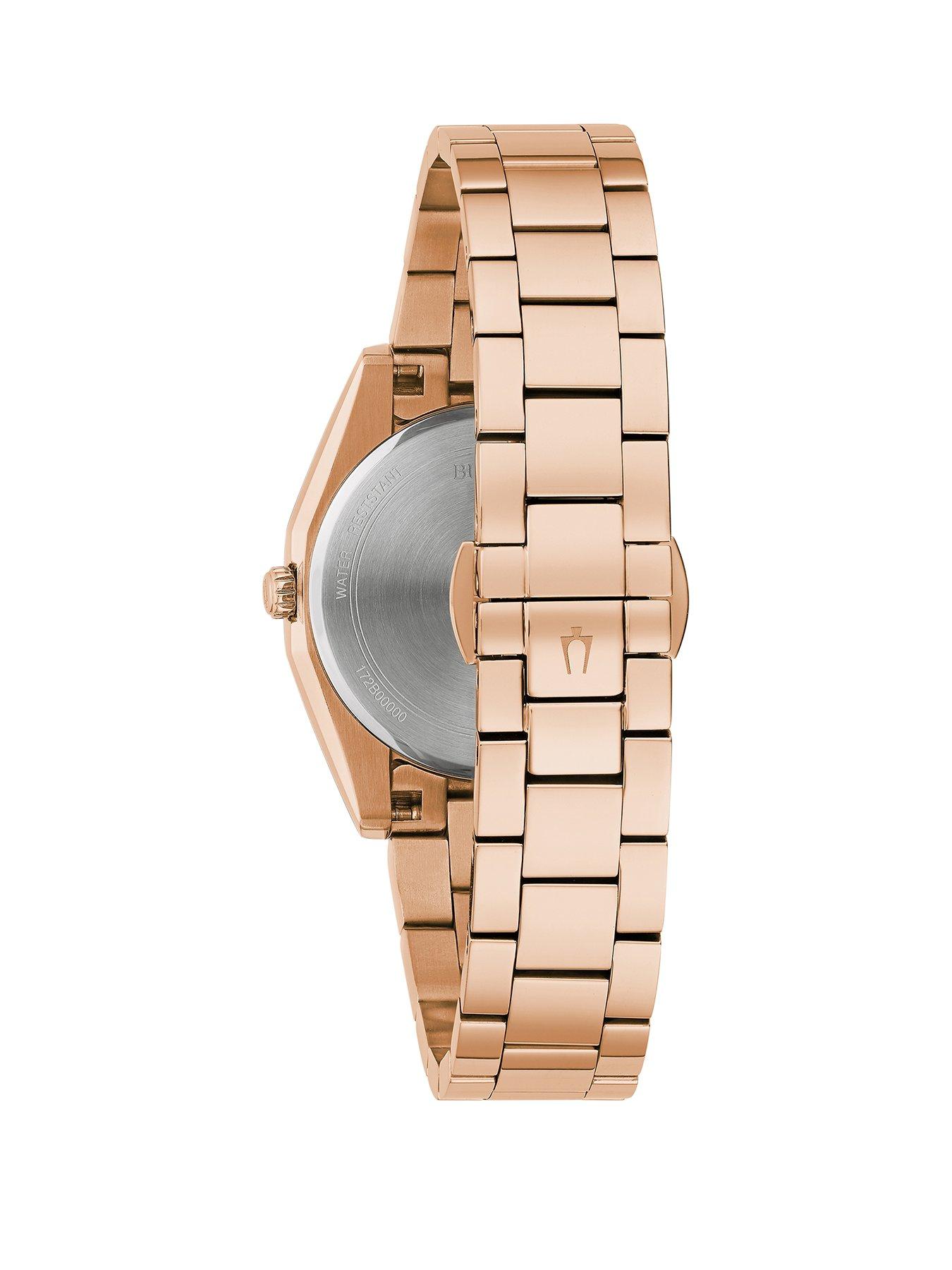 Image 2 of 3 of Bulova Surveyor Rose-Gold Stainless Steel Ladies Watch