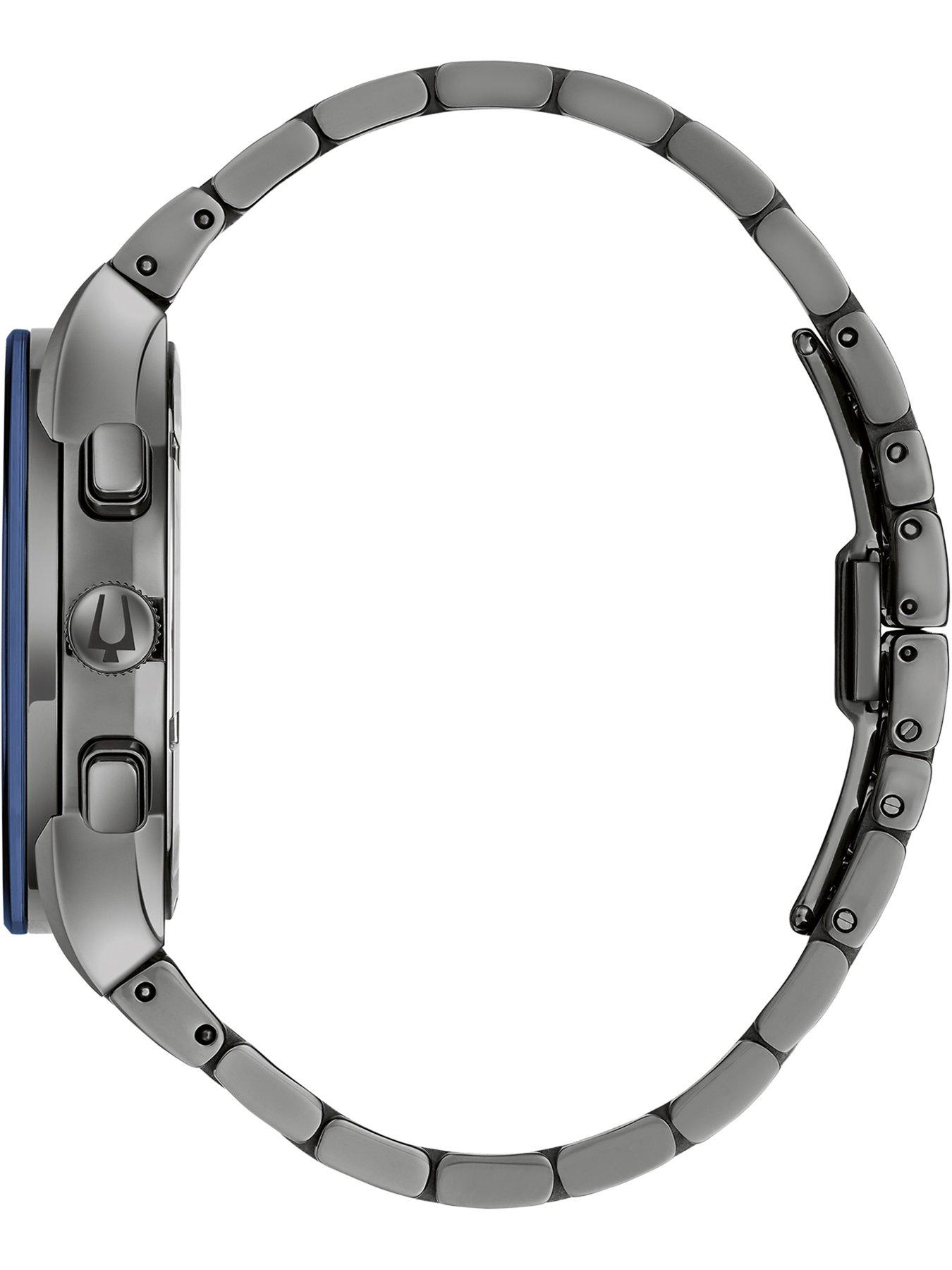 Image 3 of 3 of Bulova Millennia Blue Dial Stainless Steel Mens Watch