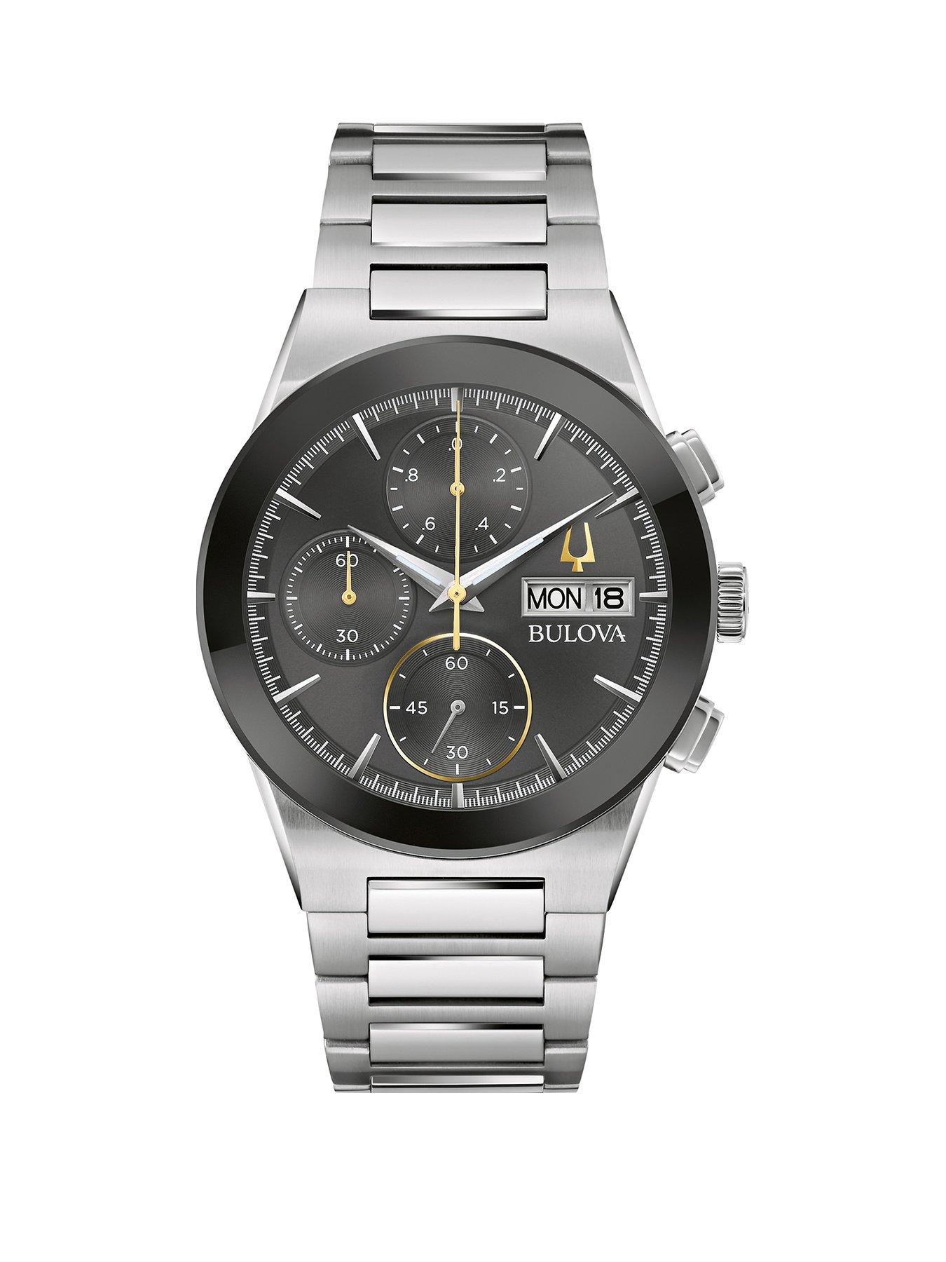 undefined Millennia Black Dial Stainless Steel Mens Watch