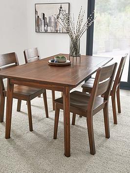 Very Home Misha 160 - 210 Cm Dining Extending Table + 4 Chairs